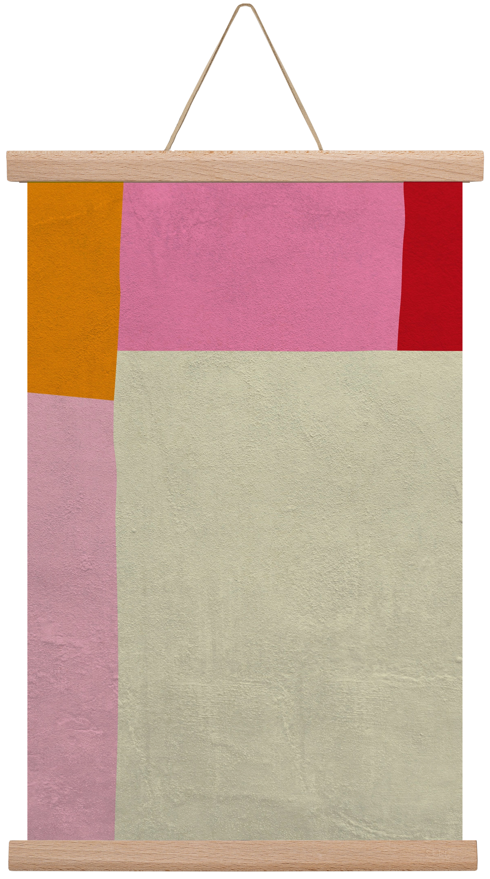 Pink, 30x45 cm (30x45 cm), Tölgy akasztó