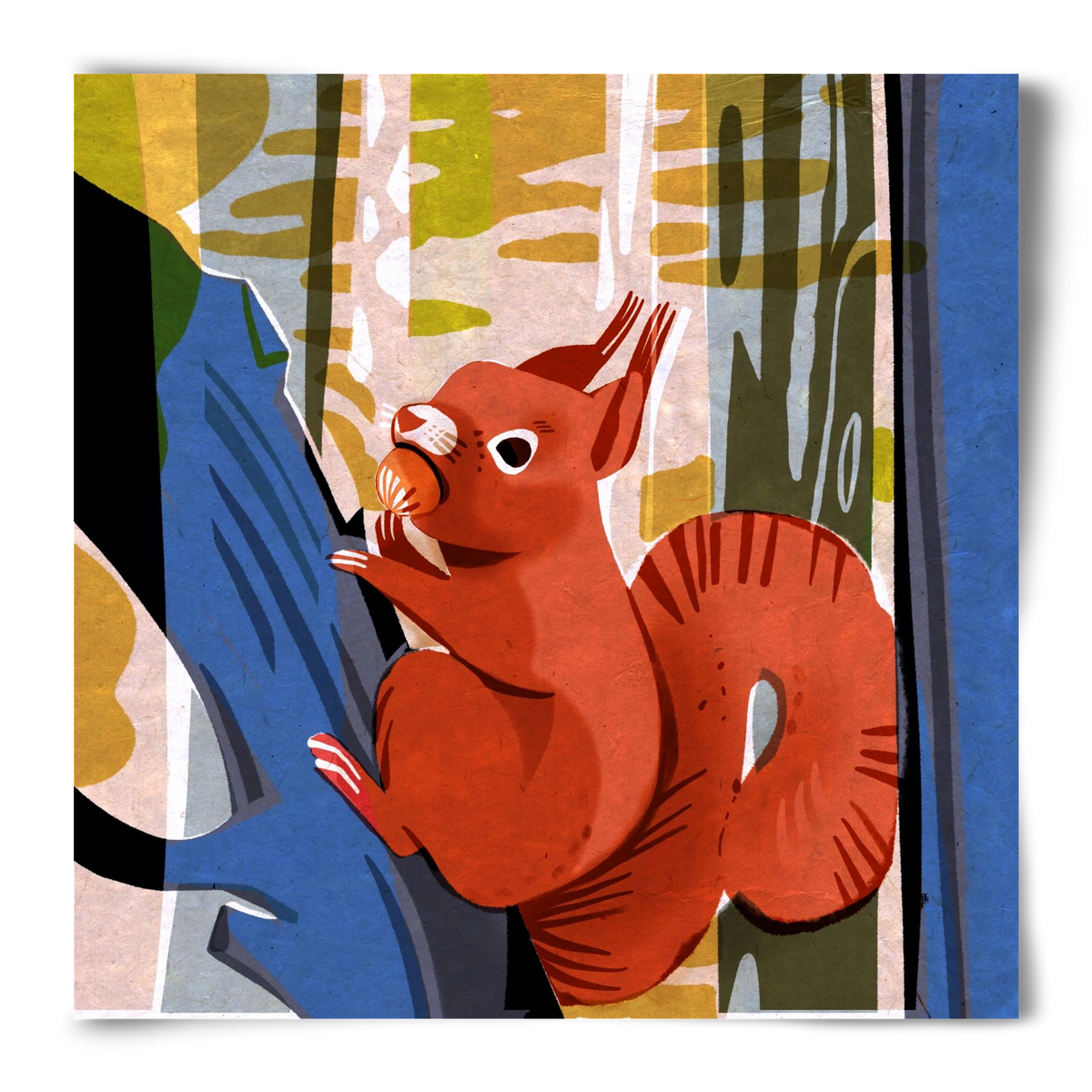 Mókus, 50x50 cm, Keret nélkül