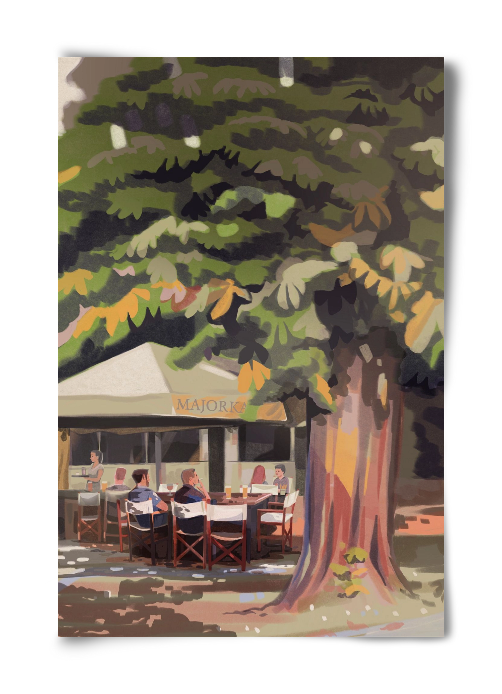 Majorka, 40x60 cm, Keret nélkül