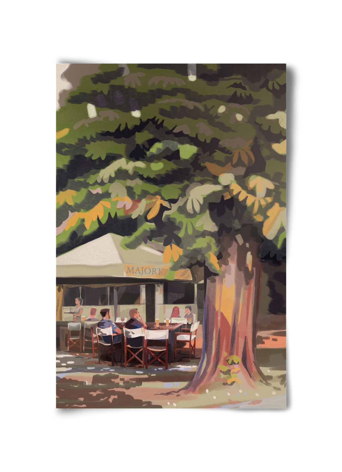 Majorka, 30x45 cm, Keret nélkül