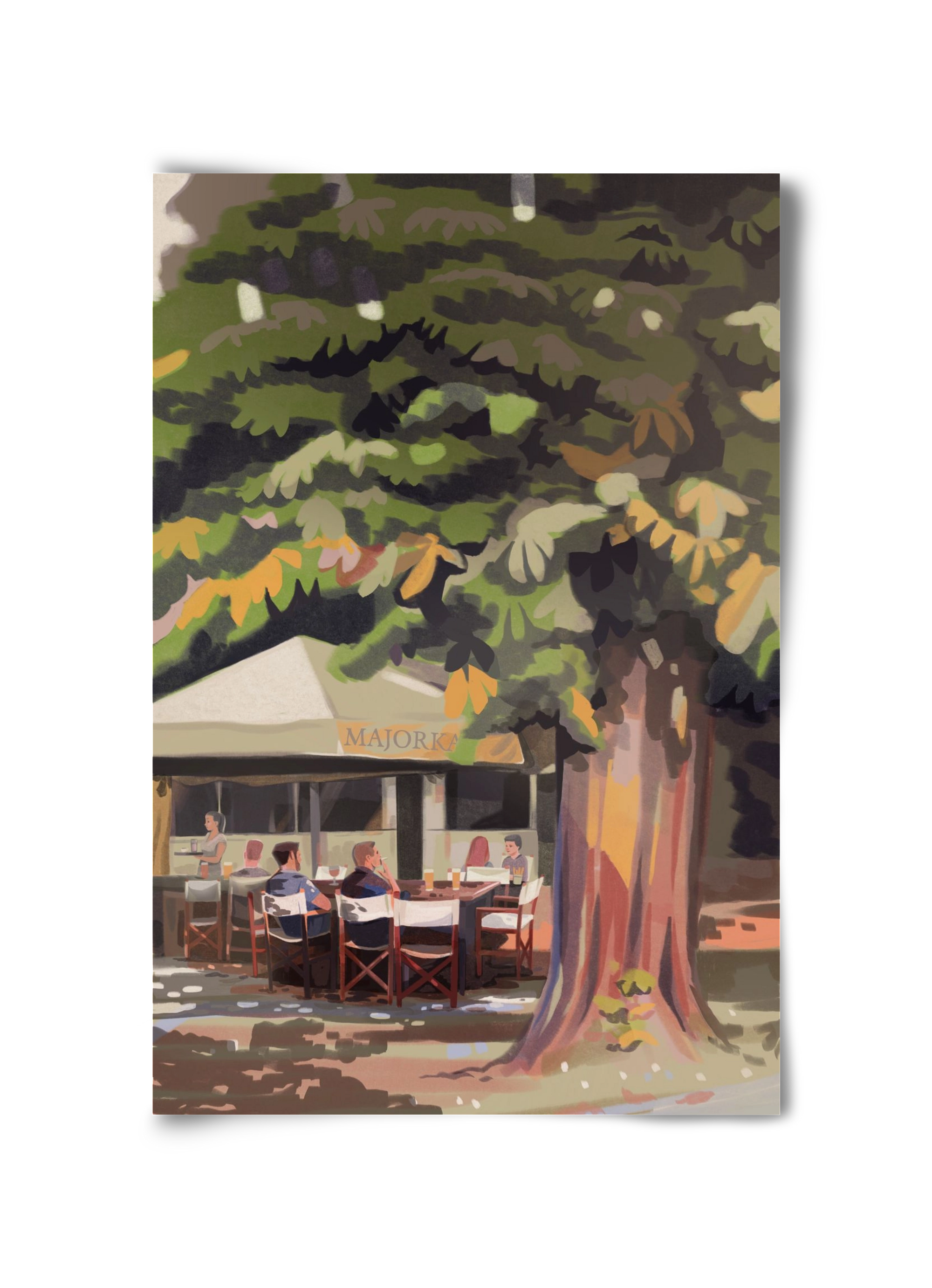 Majorka, 30x45 cm, Keret nélkül