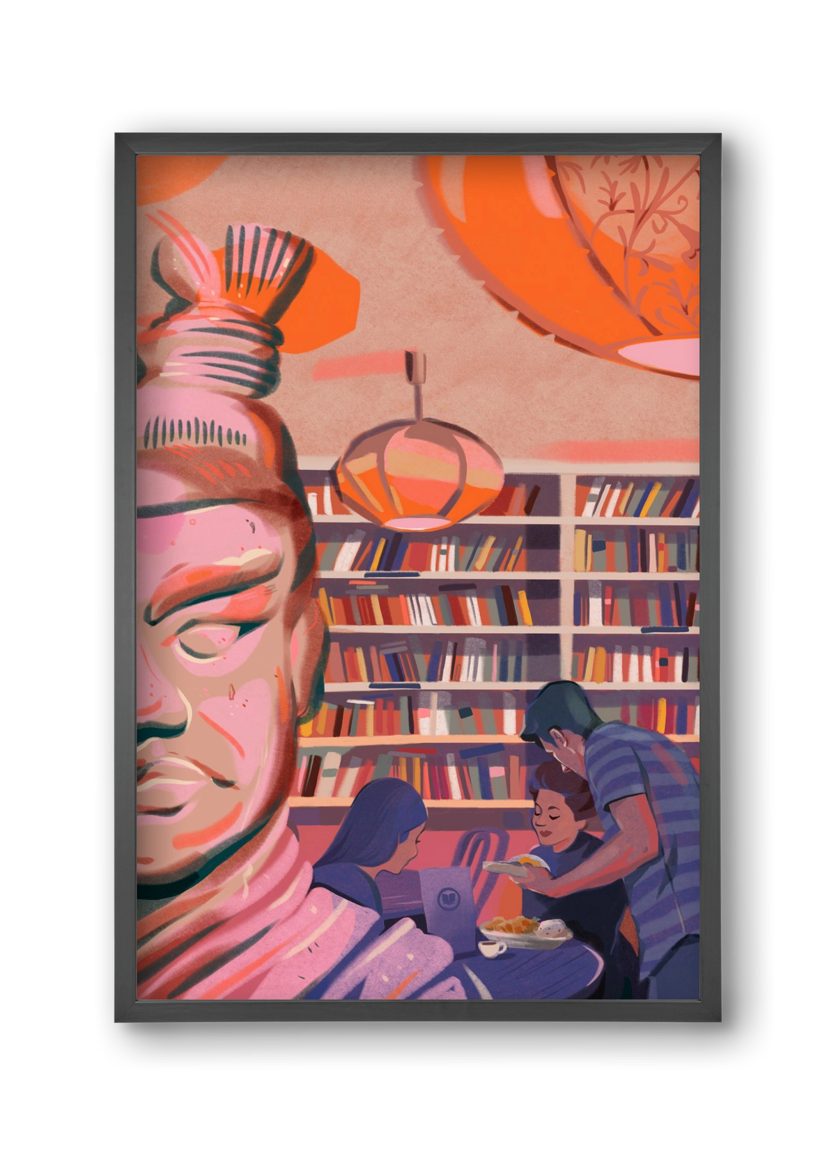 Kelet, 30x45 cm (30x45 cm), Fekete keret