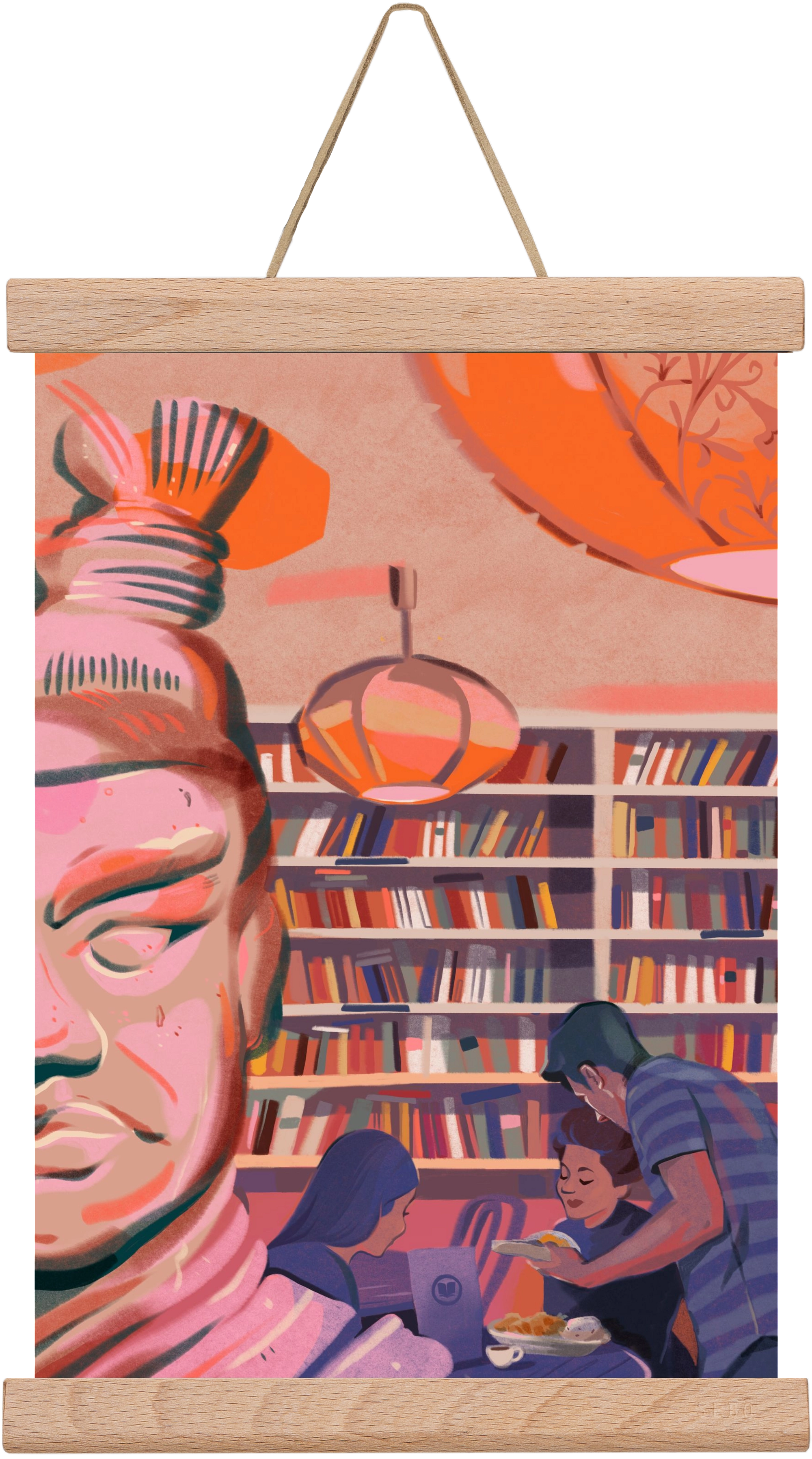 Kelet, 20x30 cm (20x30 cm), Tölgy akasztó