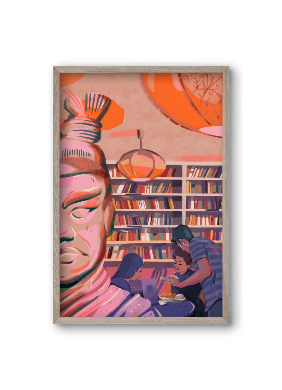 Kelet, 20x30 cm (20x30 cm), Tölgy keret