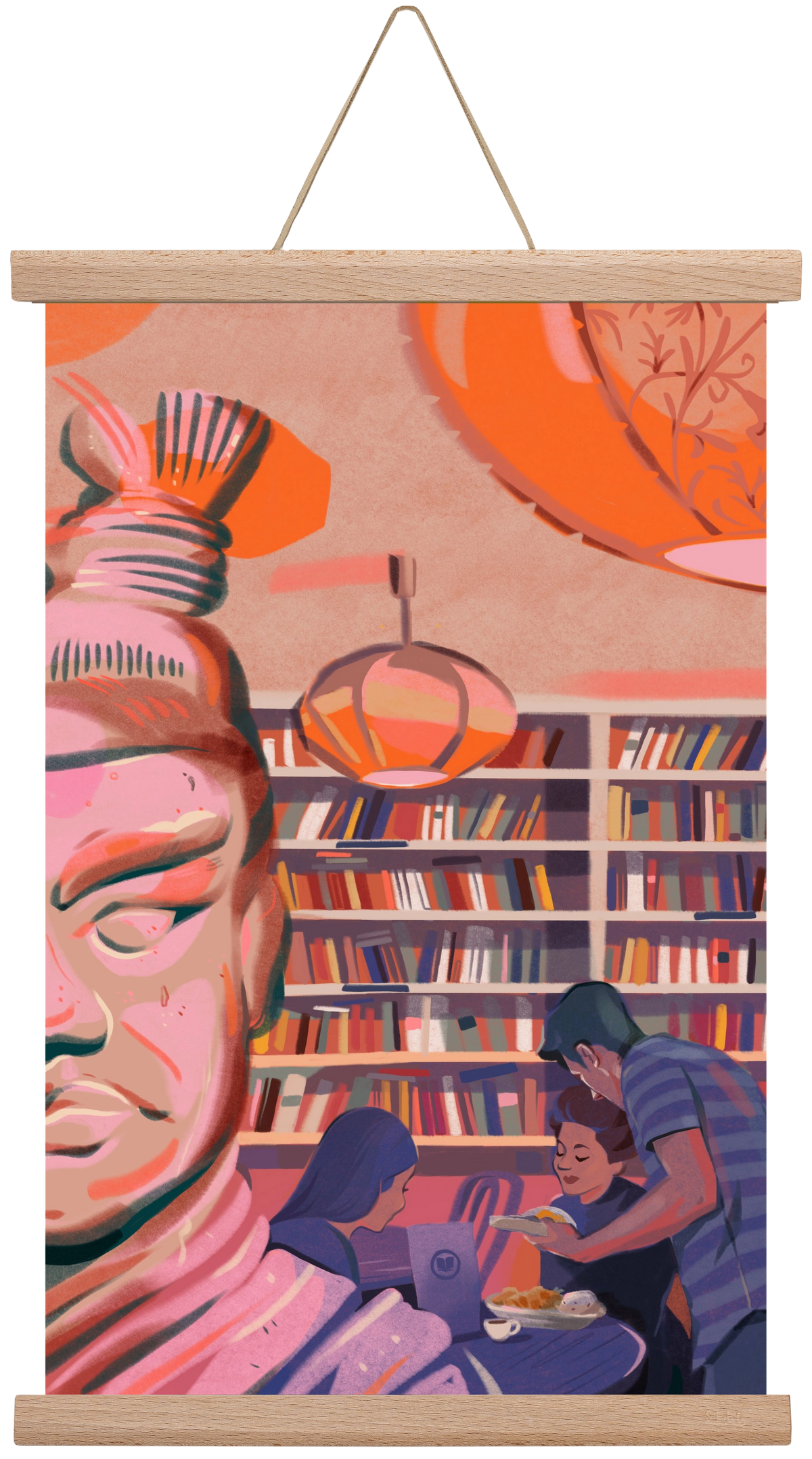 Kelet, 30x45 cm (30x45 cm), Tölgy akasztó