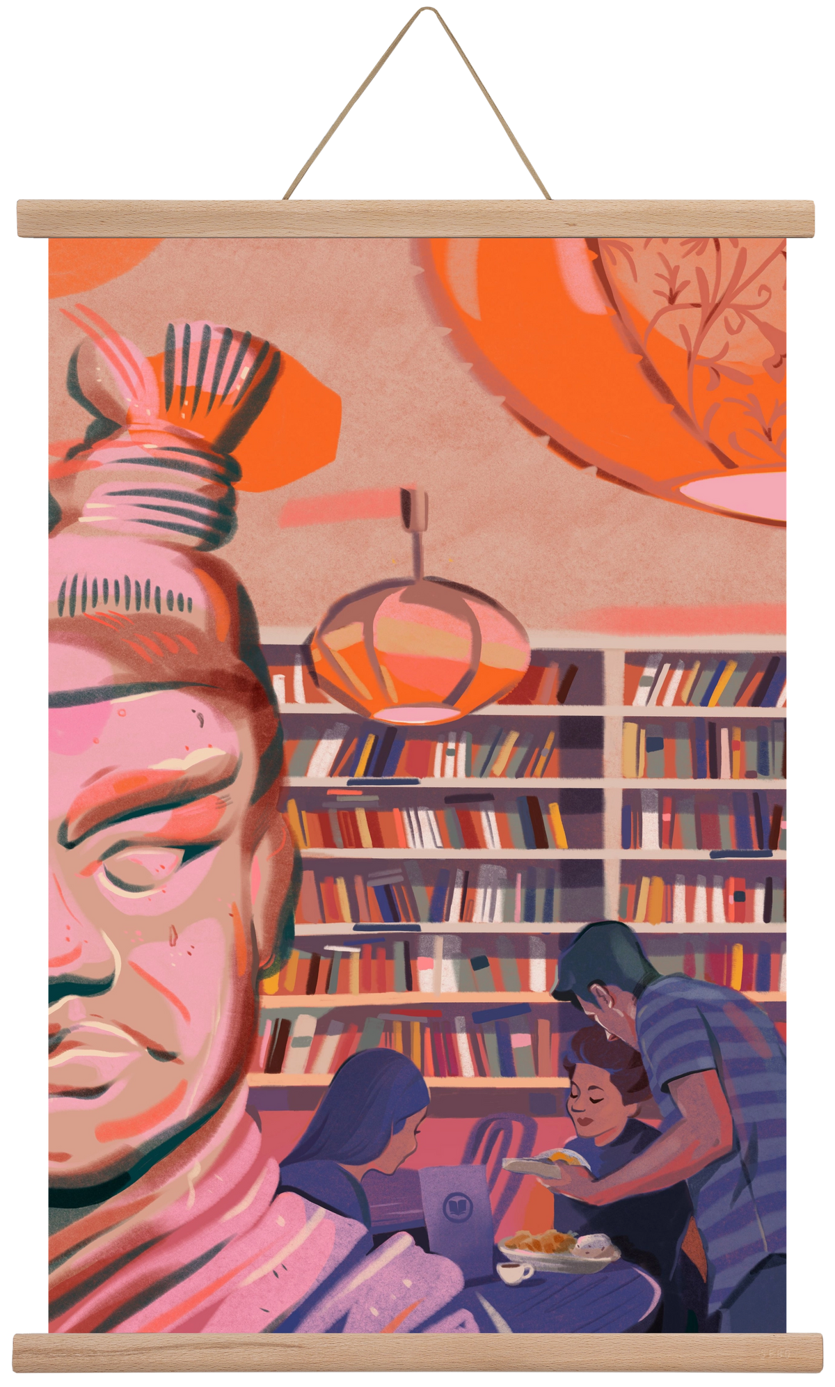 Kelet, 40x60 cm (40x60 cm), Tölgy akasztó