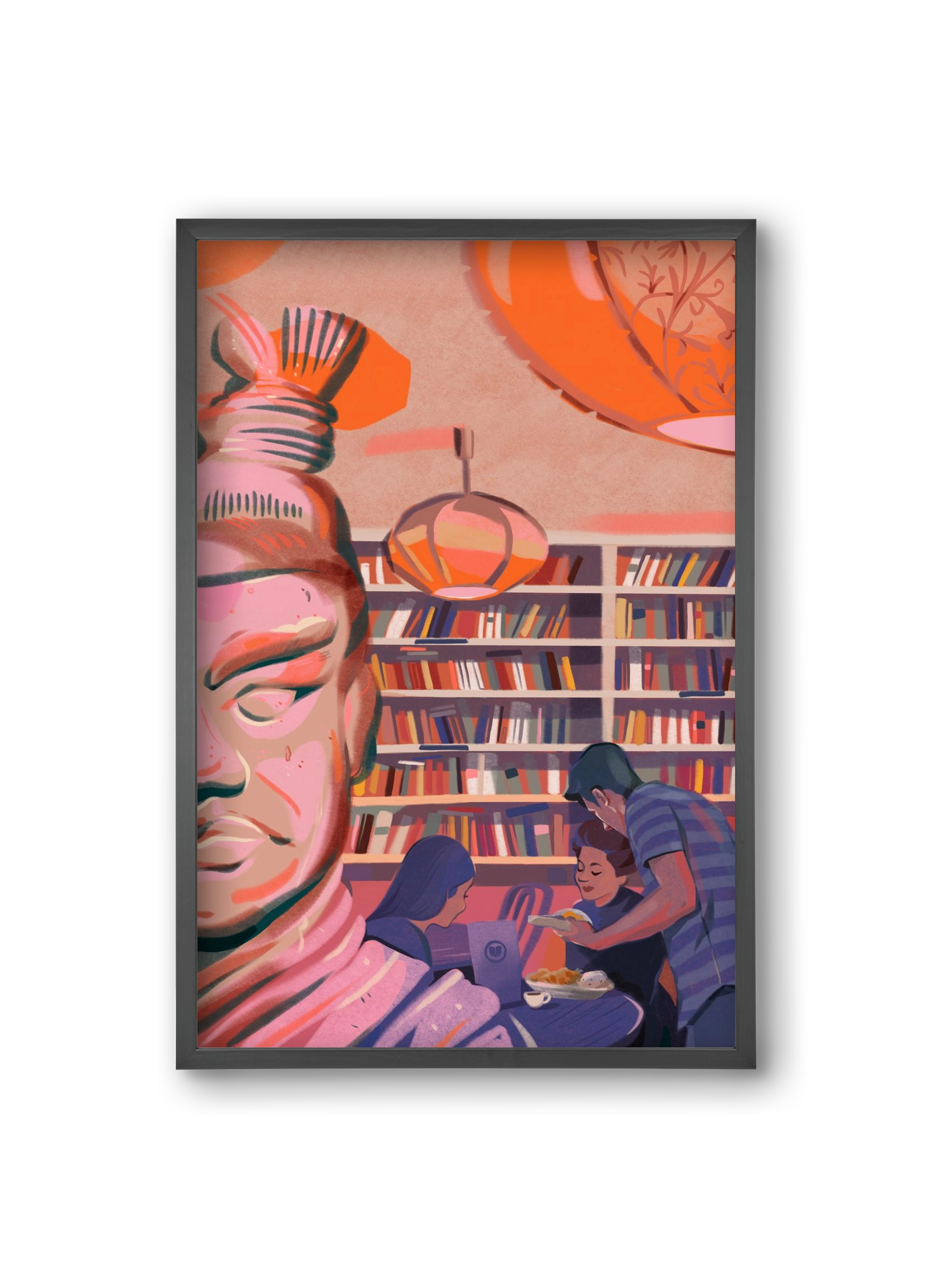 Kelet, 20x30 cm (20x30 cm), Fekete keret