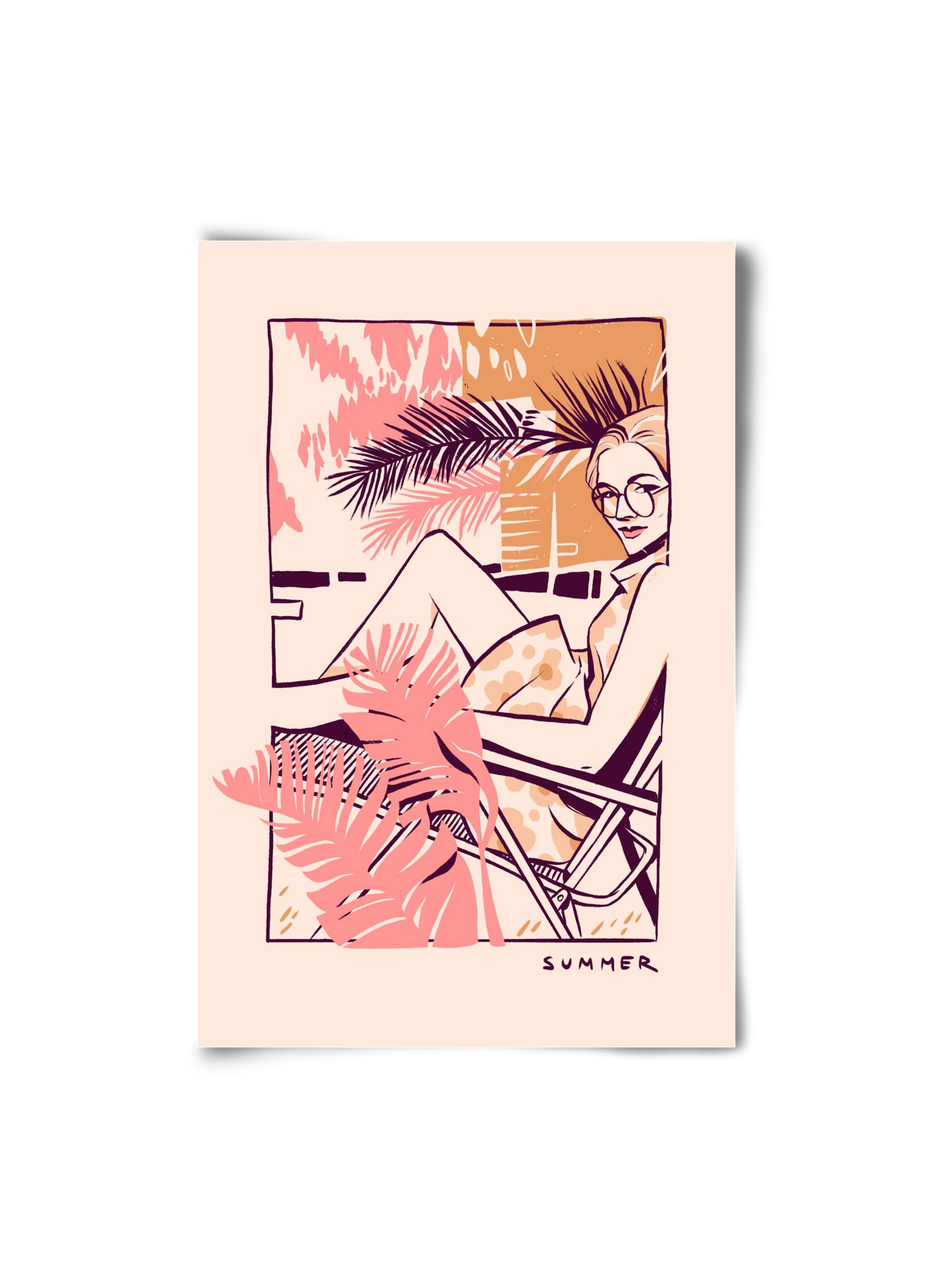 Summer, 20x30 cm, Keret nélkül