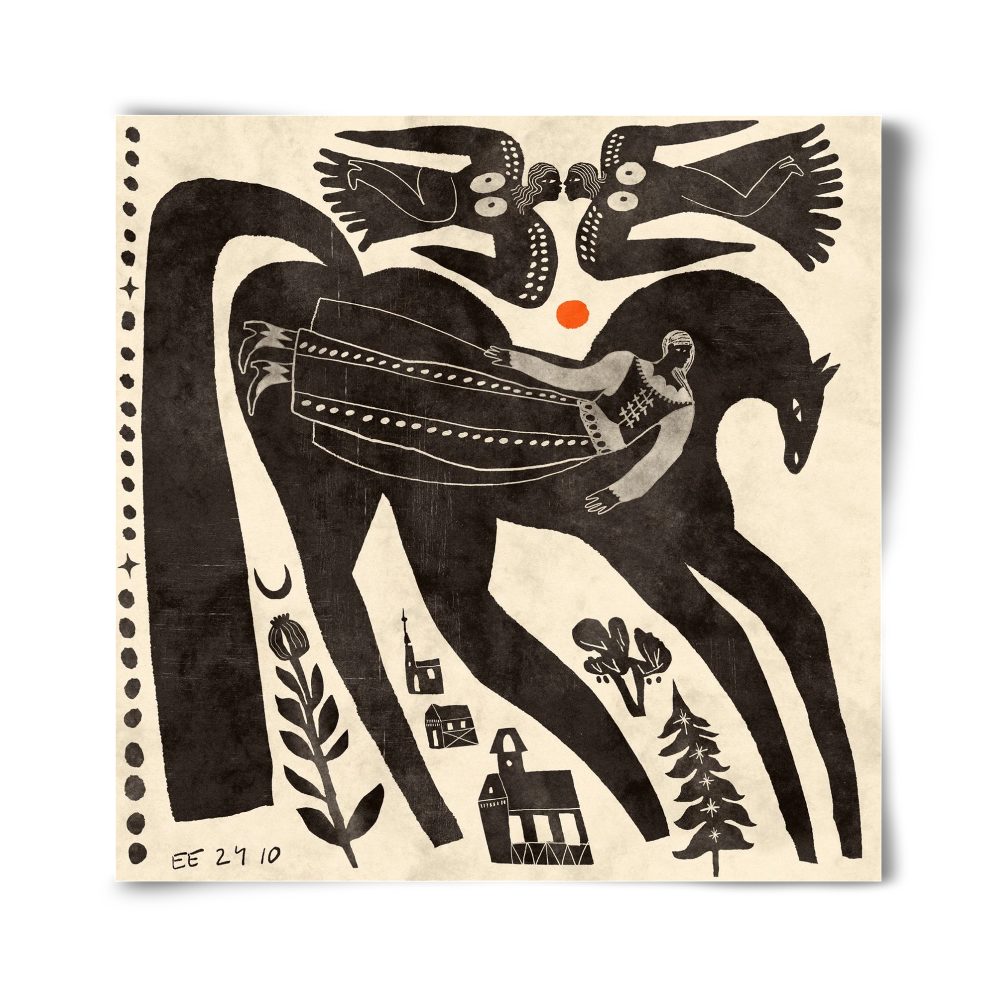 Lost souls, 40x40 cm, Keret nélkül