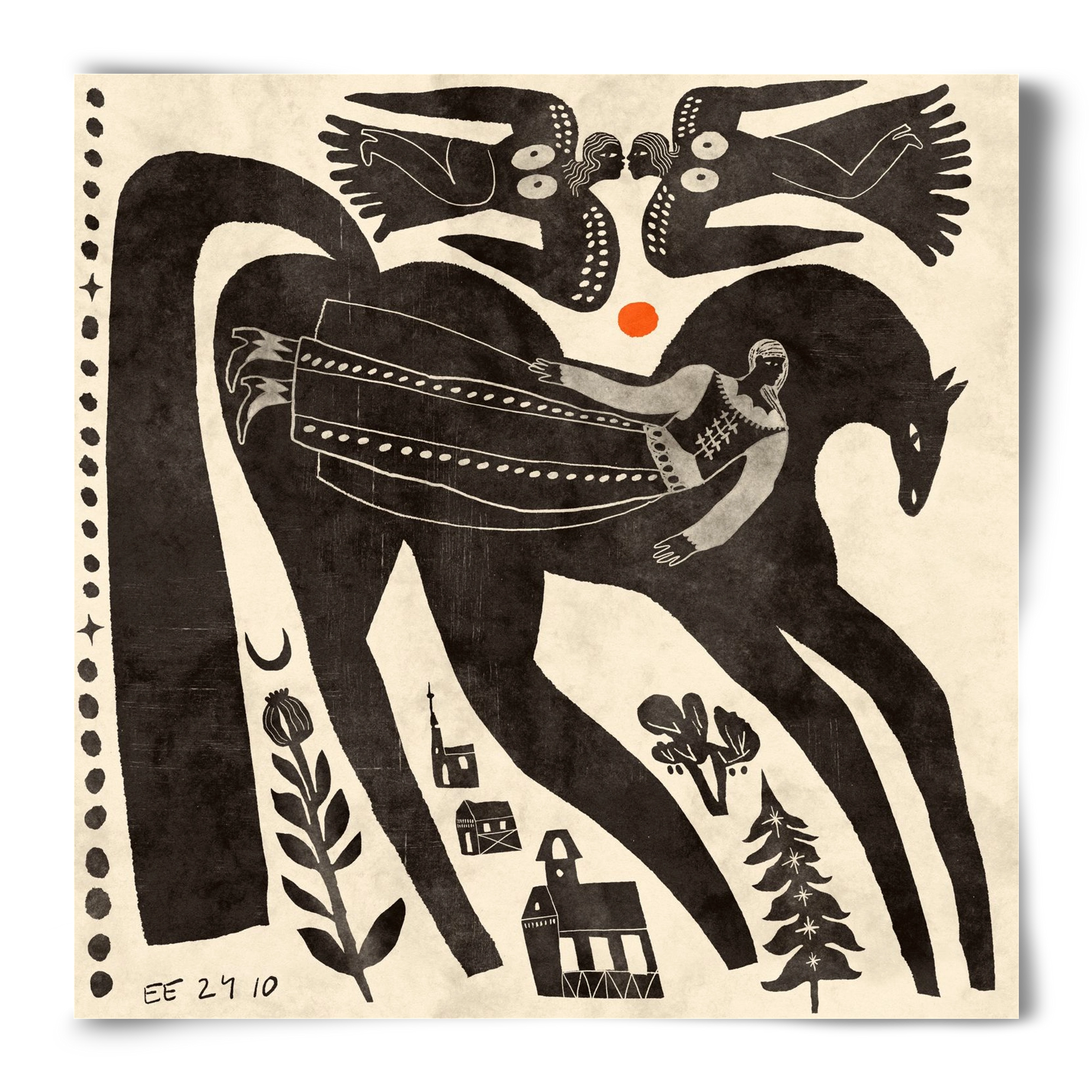 Lost souls, 50x50 cm, Keret nélkül