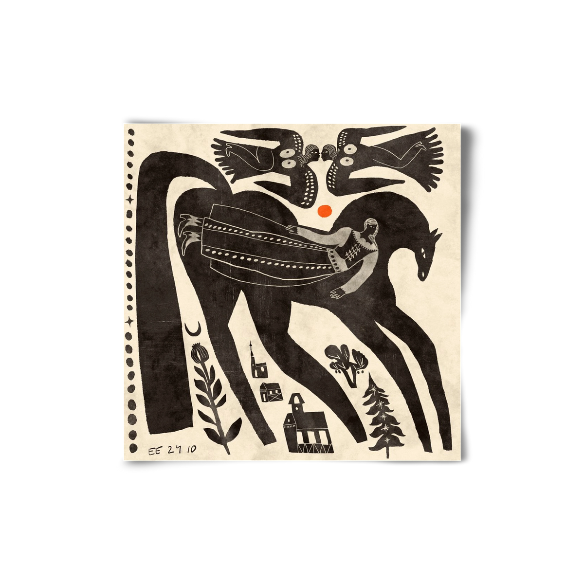 Lost souls, 20x20 cm, Keret nélkül