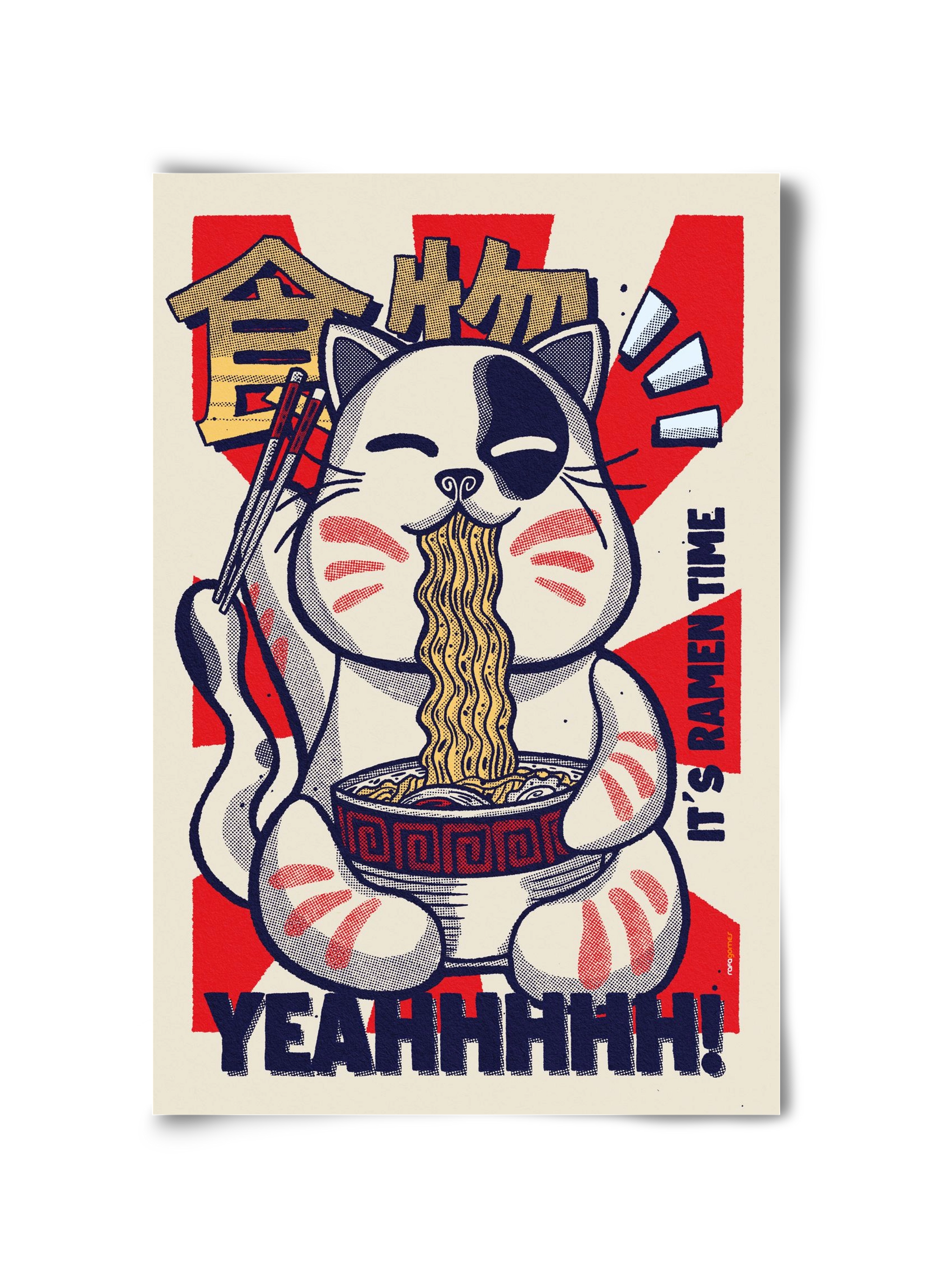 It's Ramen Time, 30x45 cm, Keret nélkül