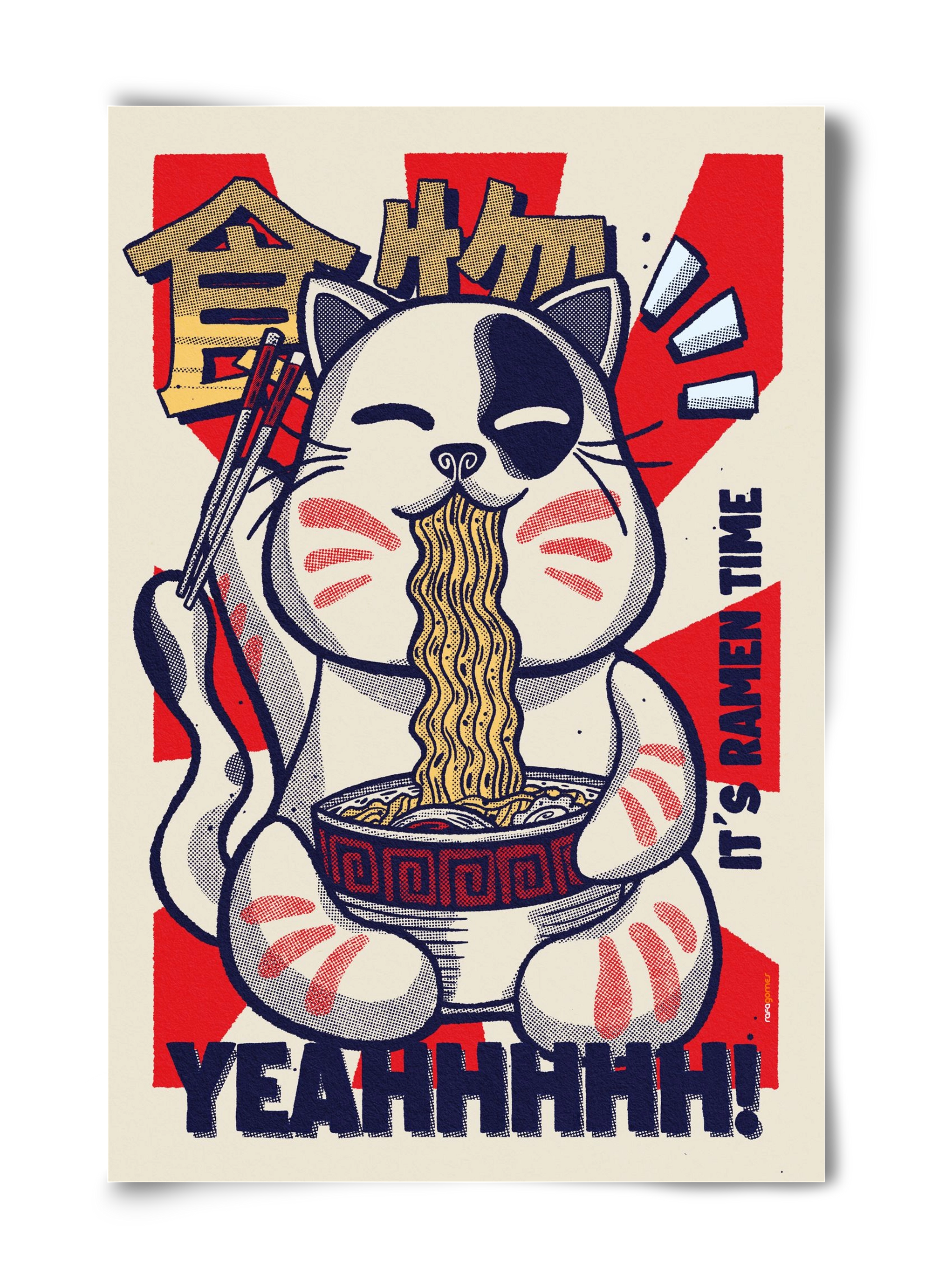 It's Ramen Time, 40x60 cm, Keret nélkül