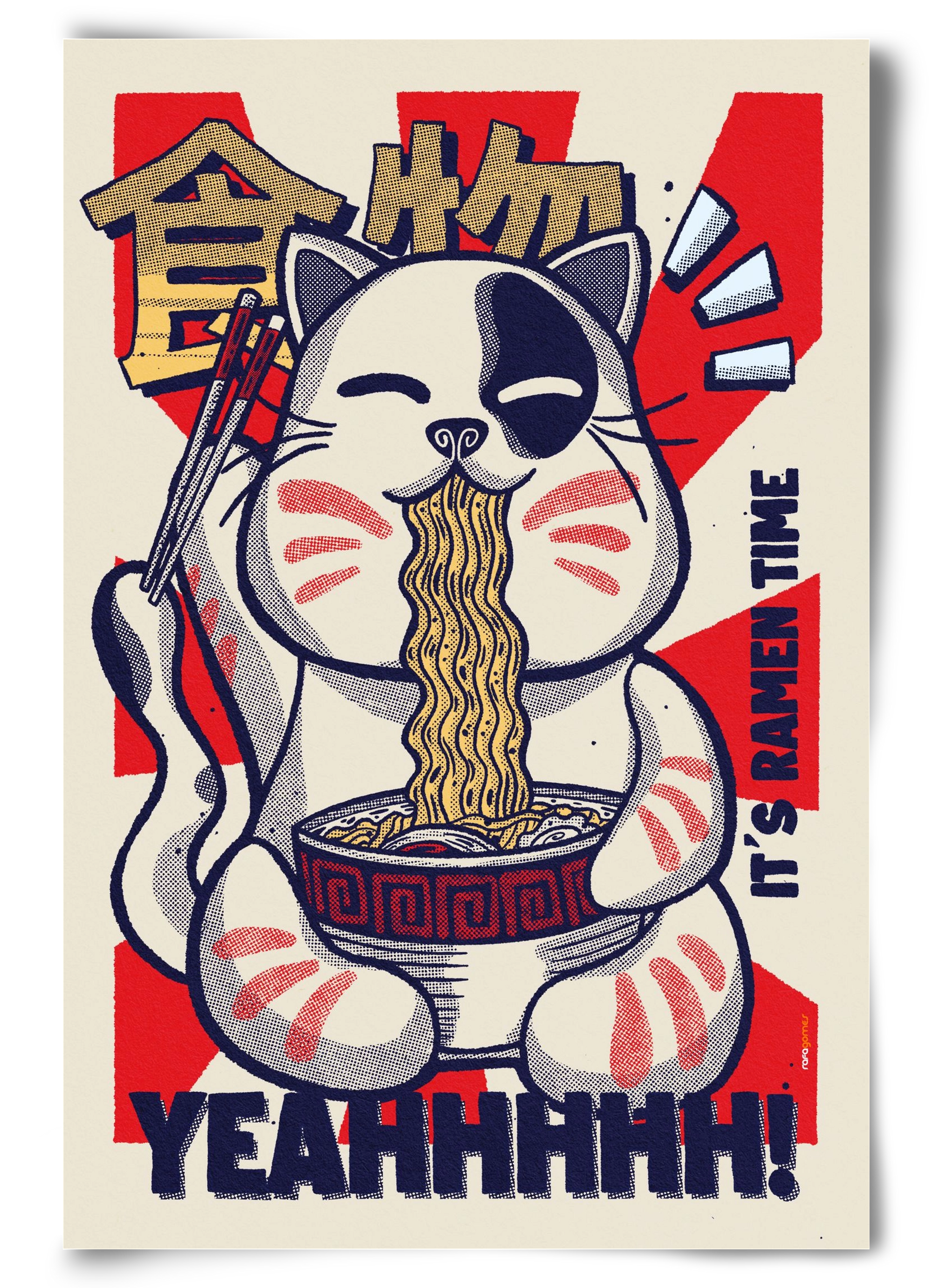 It's Ramen Time, 60x90 cm, Keret nélkül