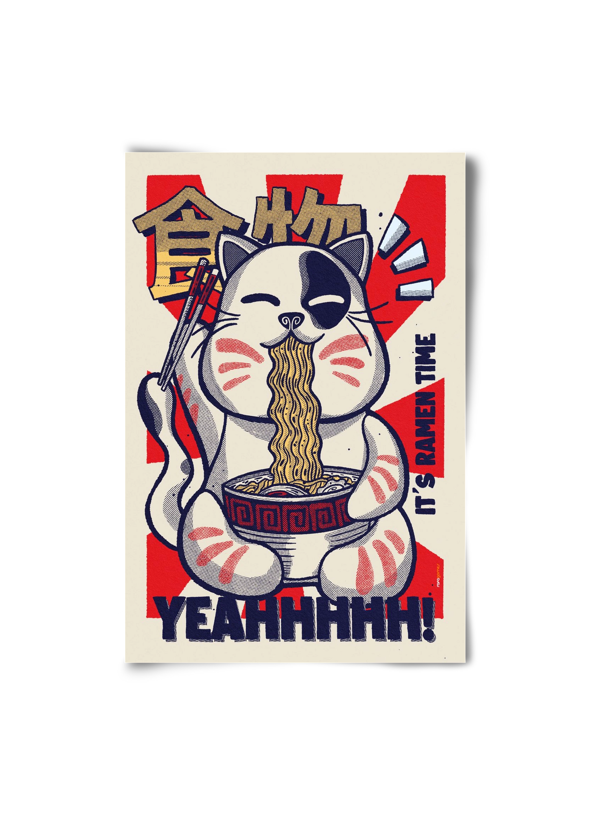 It's Ramen Time, 20x30 cm, Keret nélkül