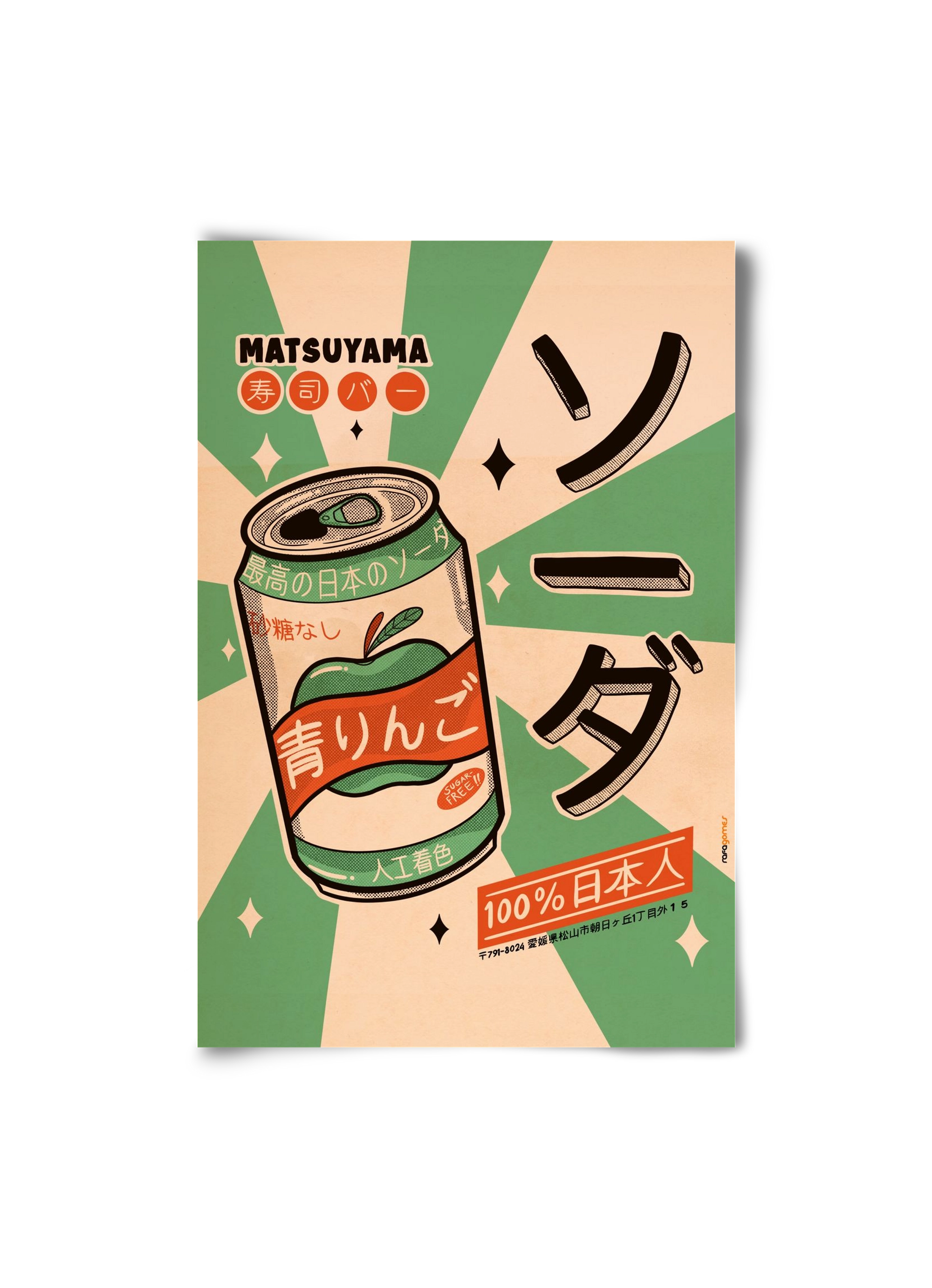 Soda Every Day, 20x30 cm, Keret nélkül