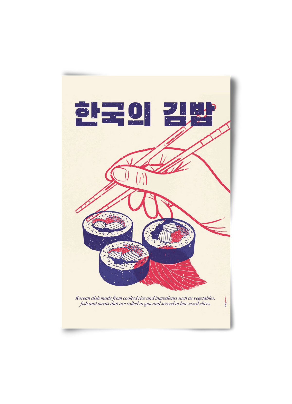 Korean Kimbap, 20x30 cm, Keret nélkül