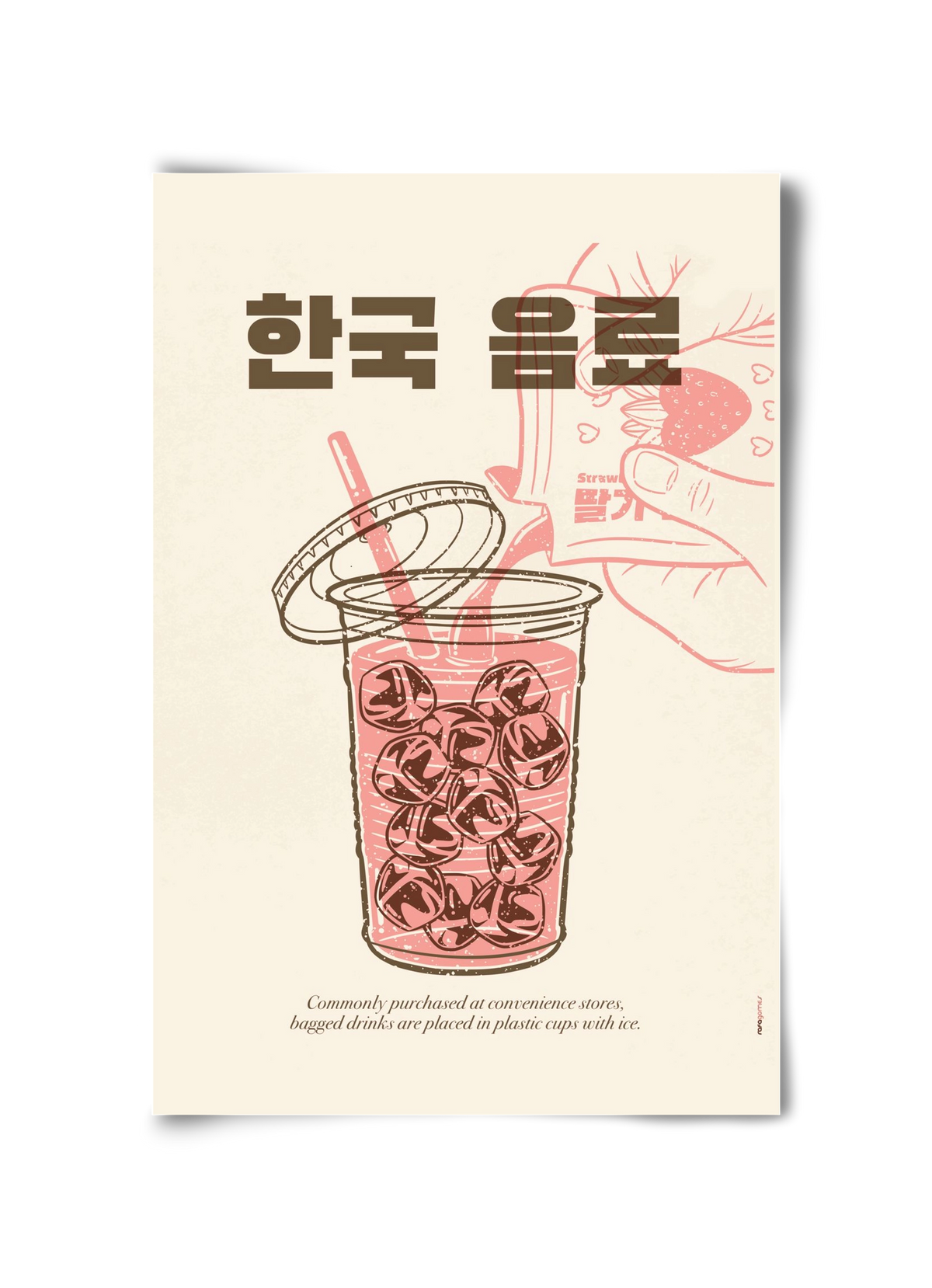 Korean Beverage, 30x45 cm, Keret nélkül