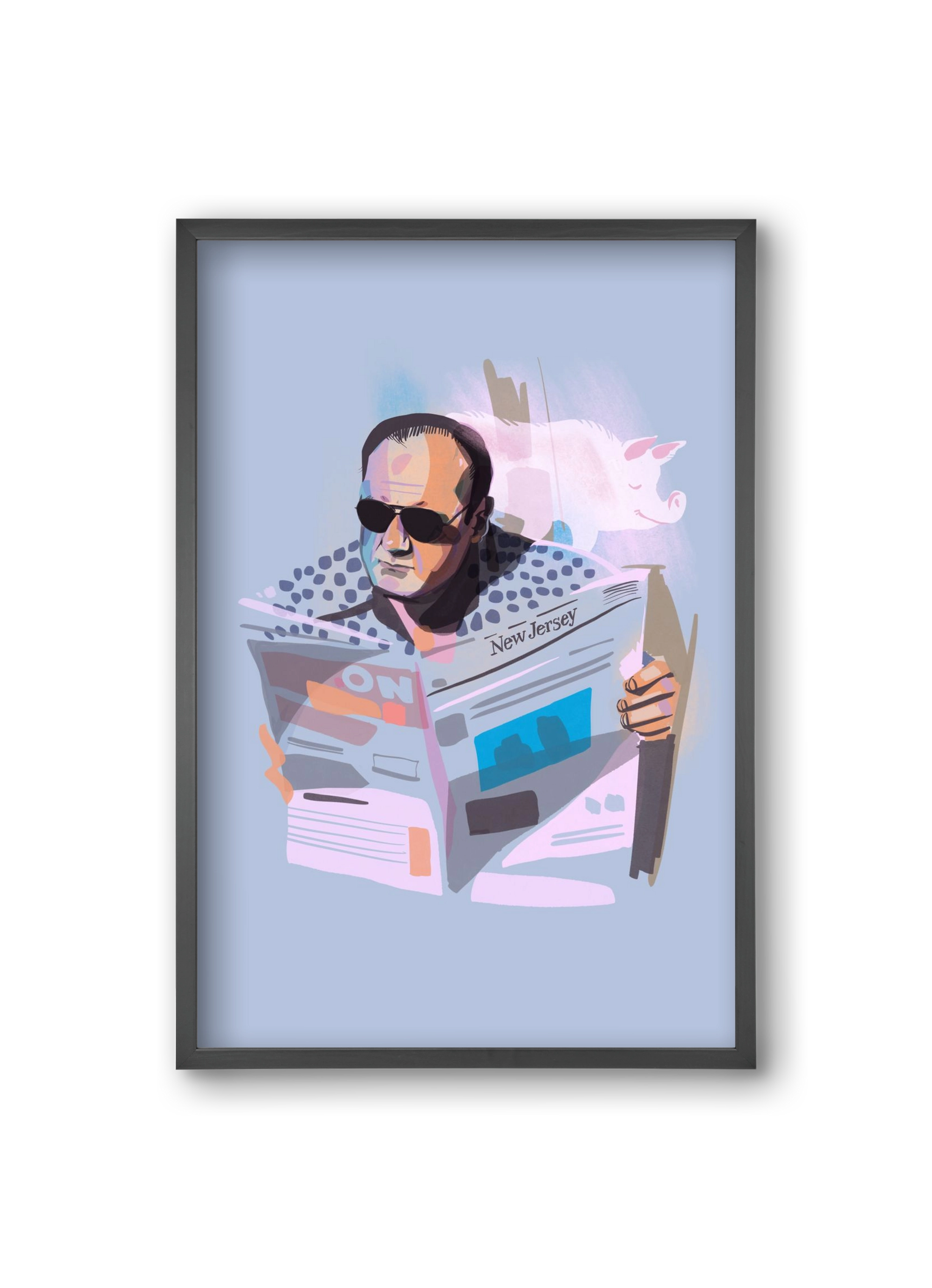 Sopranos, 20x30 cm (20x30 cm), Fekete keret