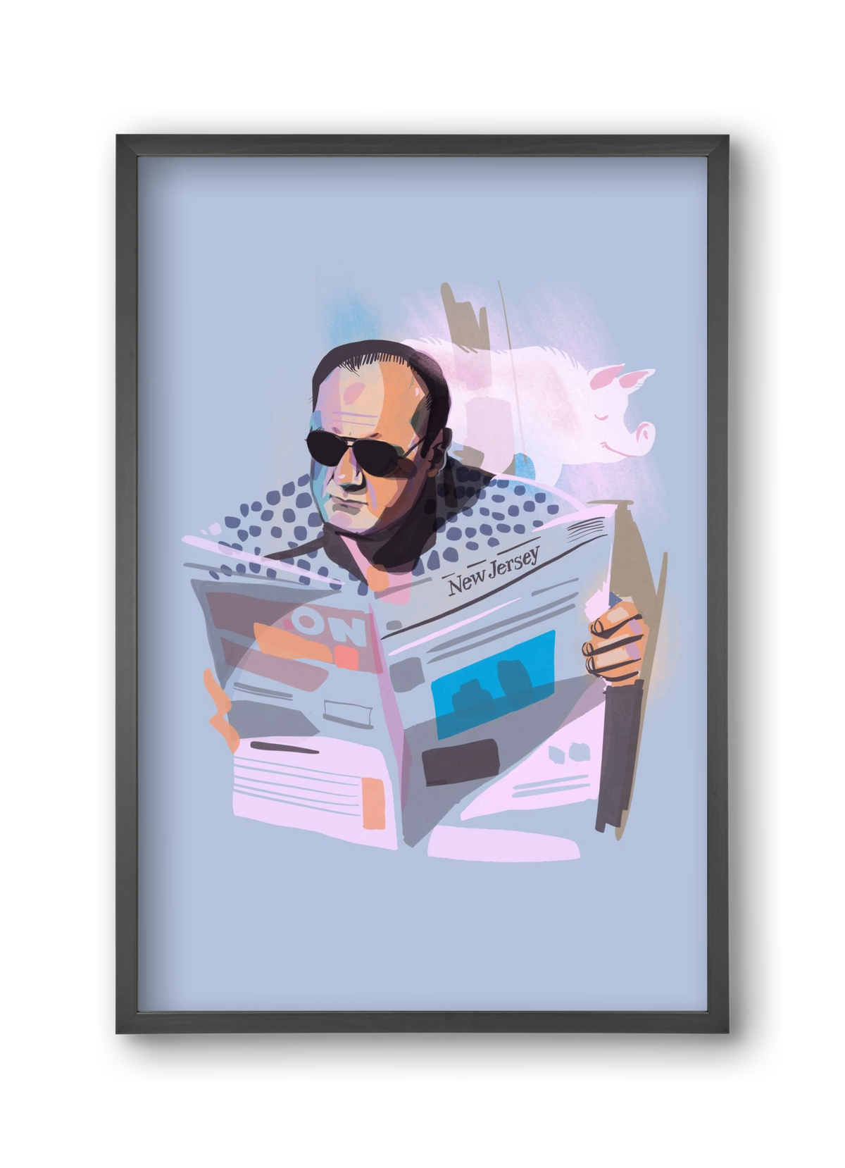 Sopranos, 30x45 cm (30x45 cm), Fekete keret