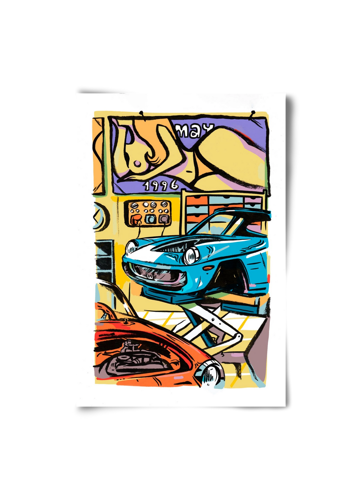 Műhely, 20x30 cm, Keret nélkül