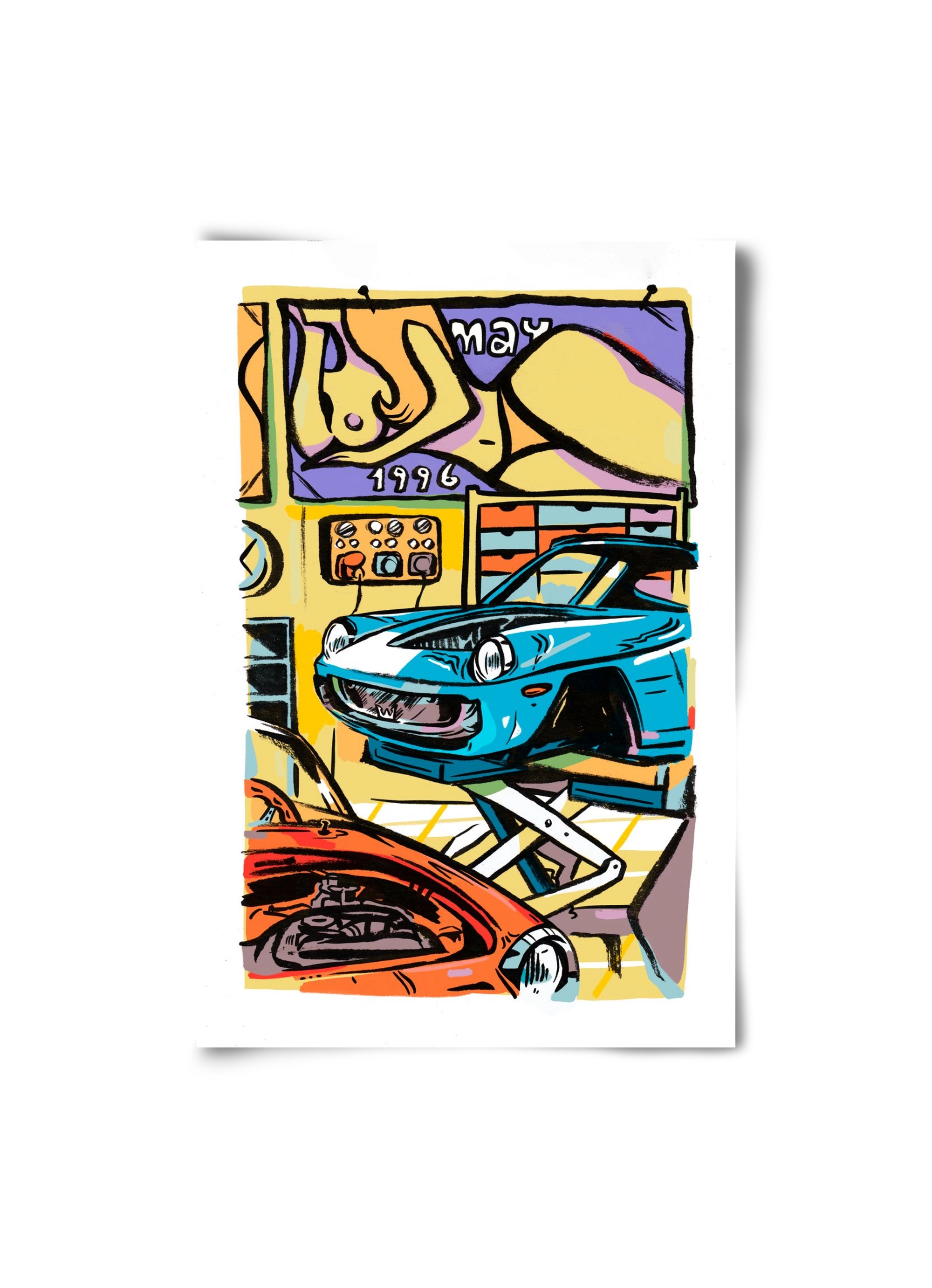 Műhely, 20x30 cm, Keret nélkül