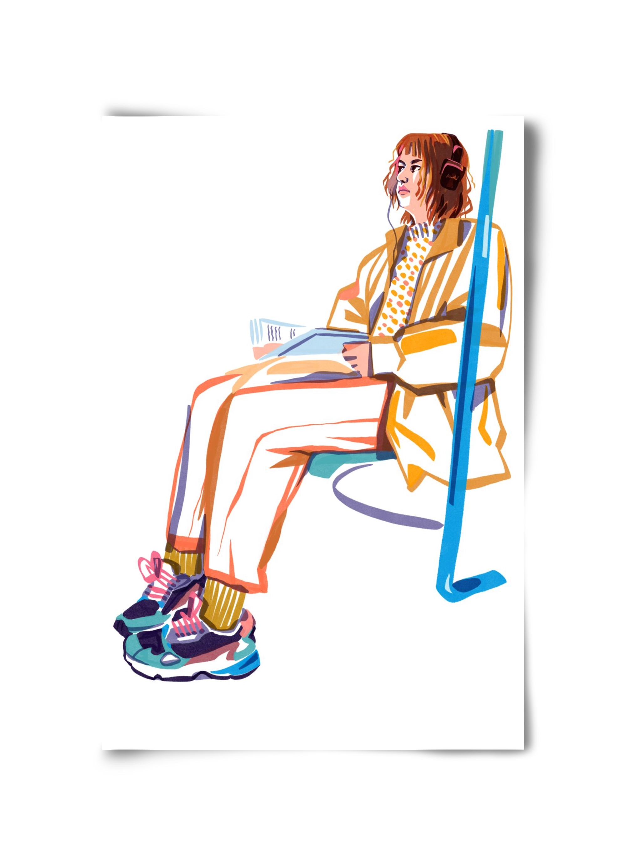 Buszon 1, 30x45 cm, Keret nélkül