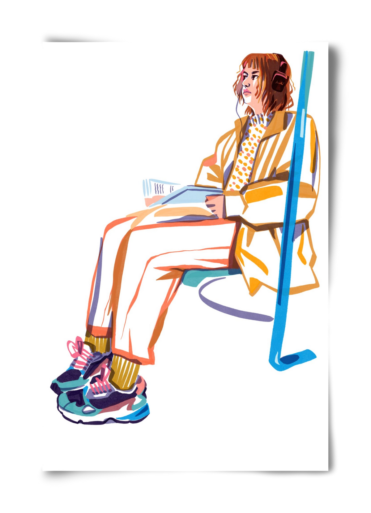 Buszon 1, 40x60 cm, Keret nélkül