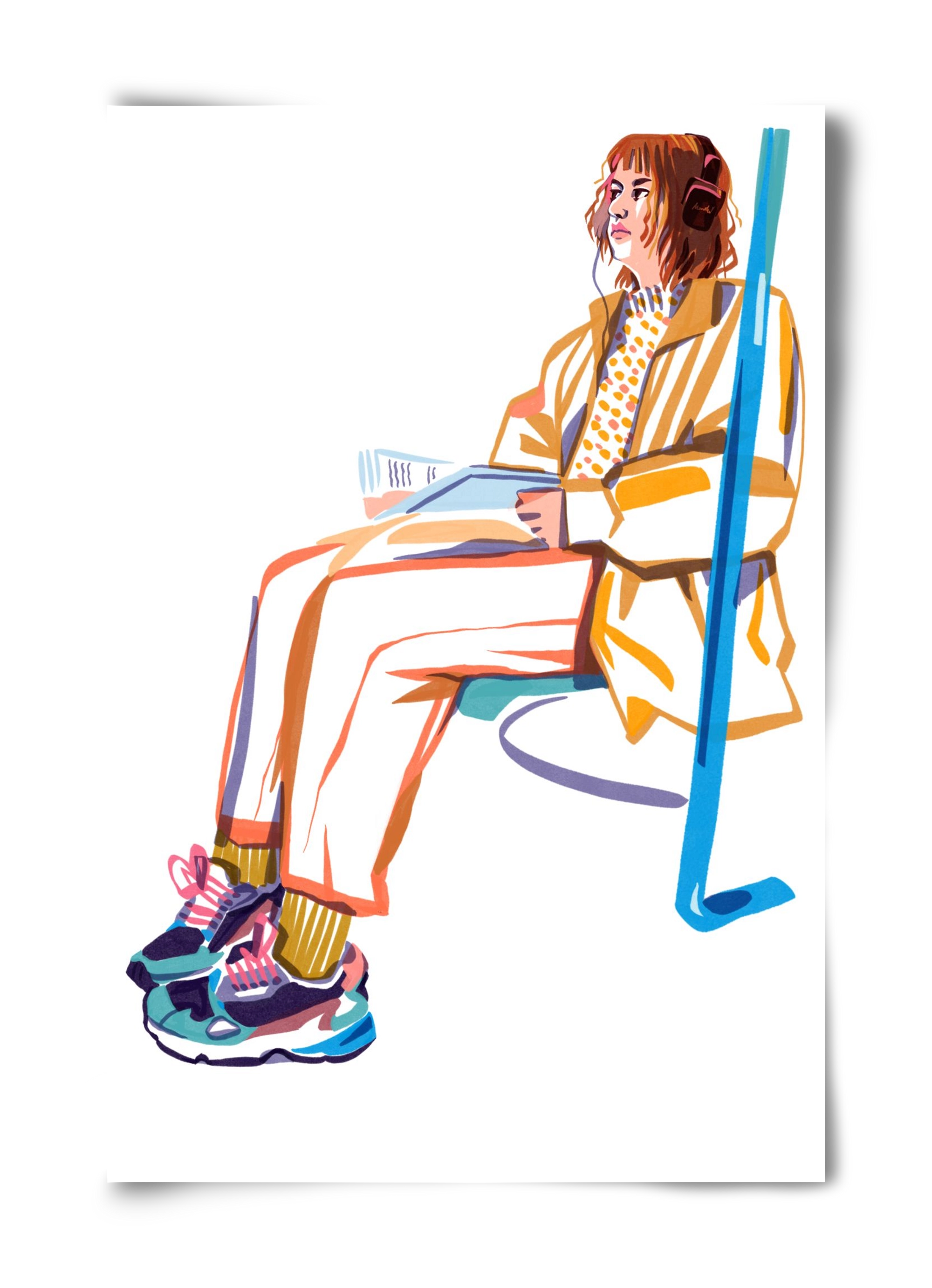 Buszon 1, 40x60 cm, Keret nélkül