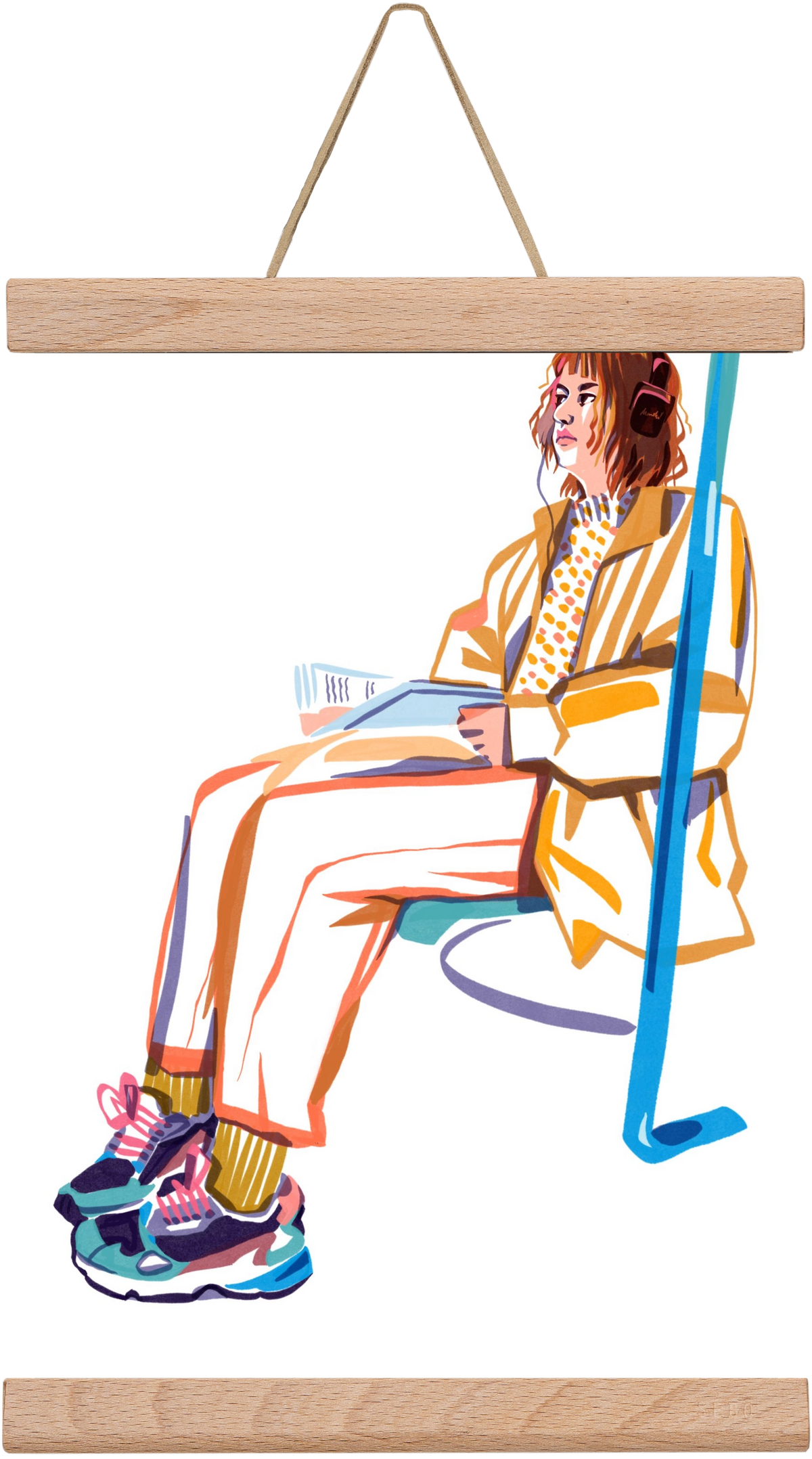 Buszon 1, 20x30 cm (20x30 cm), Tölgy akasztó