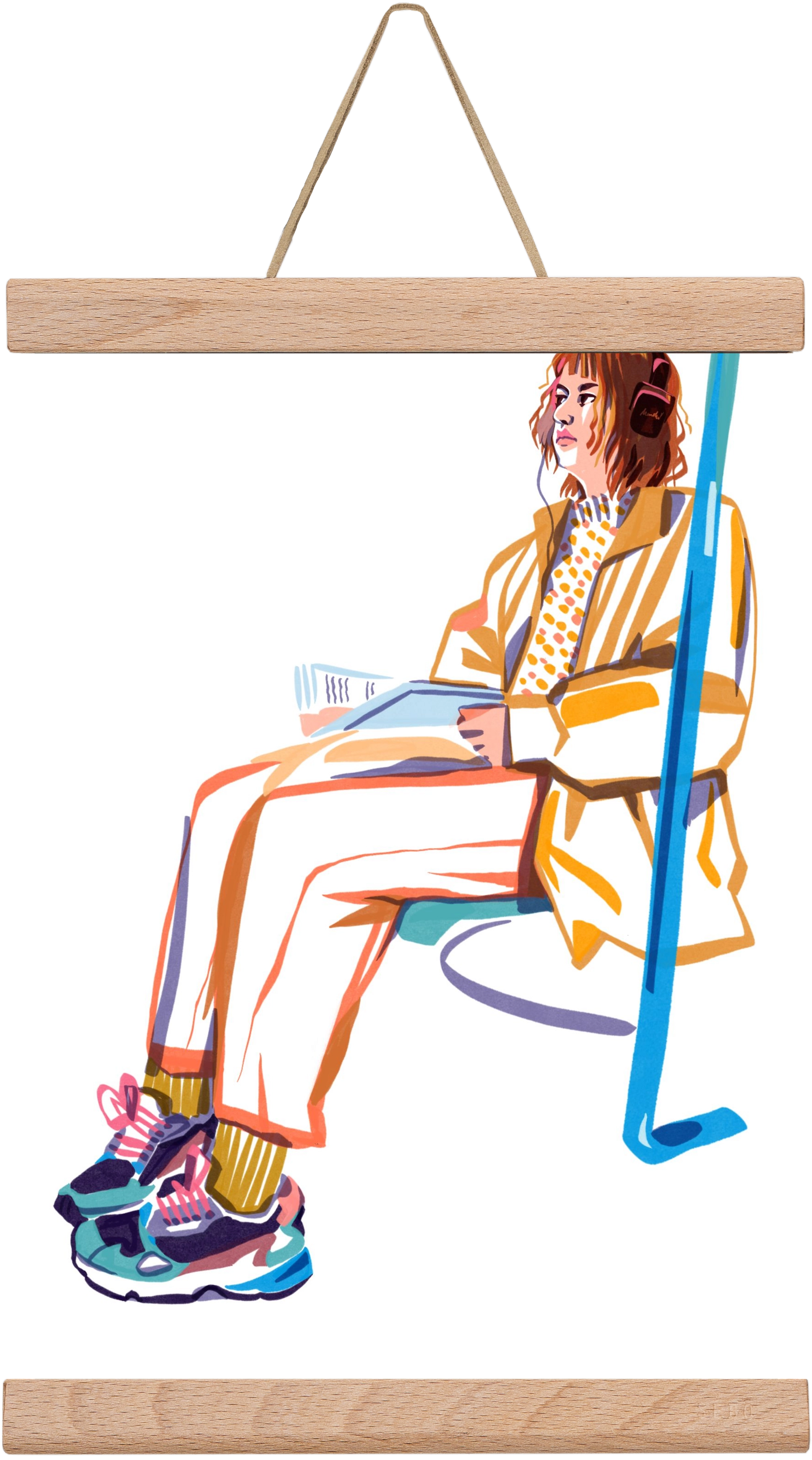 Buszon 1, 20x30 cm (20x30 cm), Tölgy akasztó