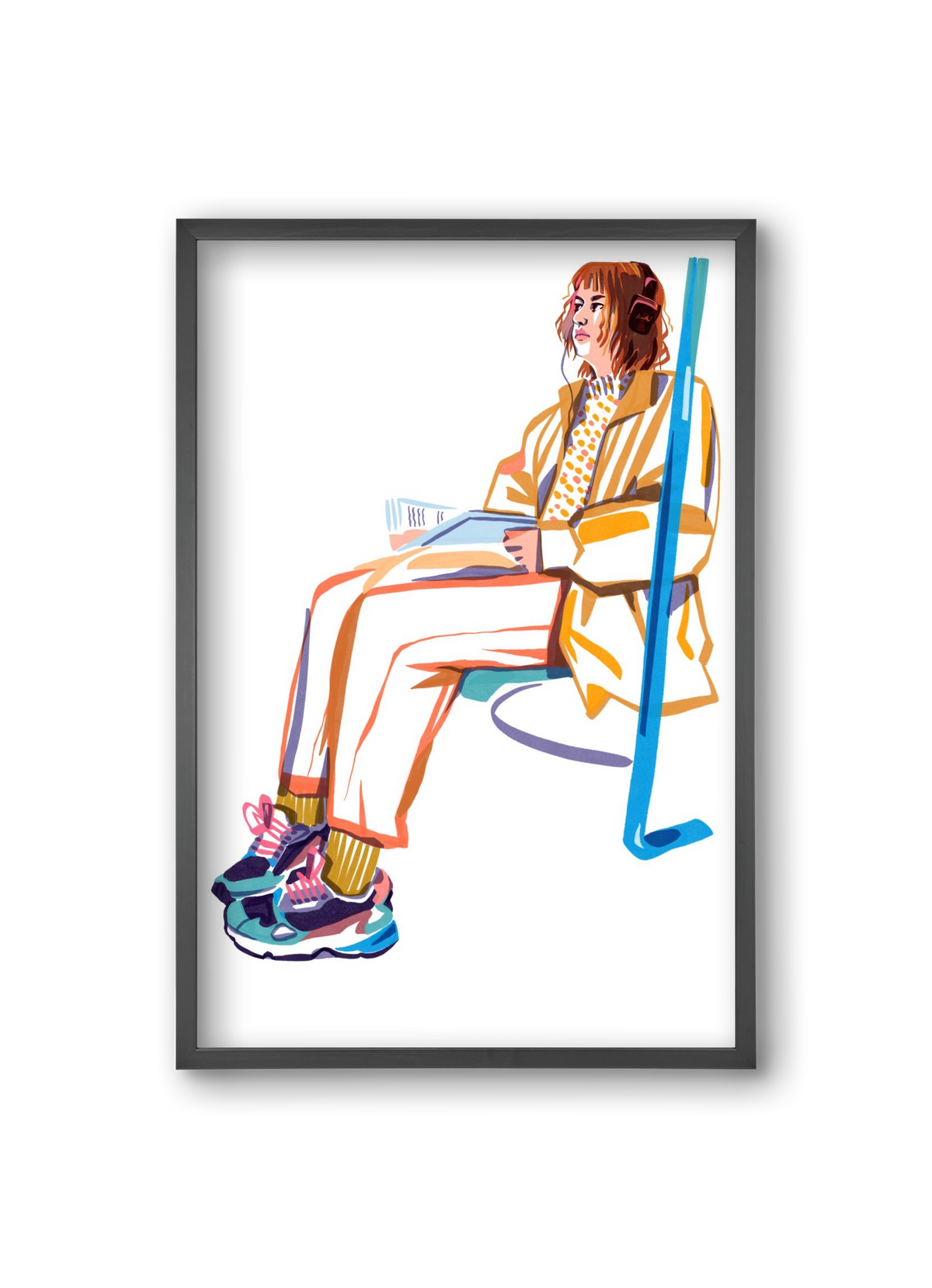 Buszon 1, 20x30 cm (20x30 cm), Fekete keret