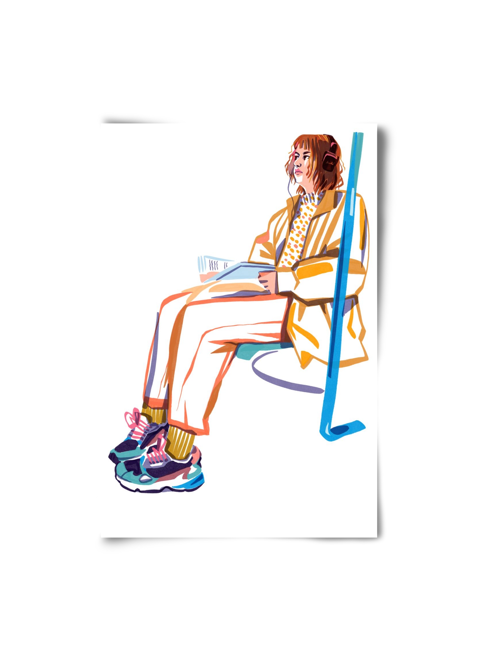 Buszon 1, 20x30 cm, Keret nélkül