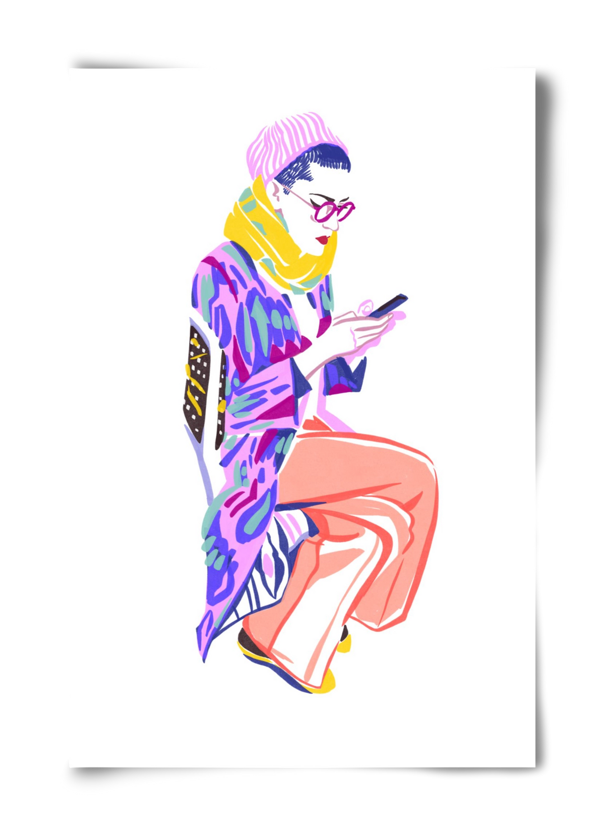 Buszon 2, 40x60 cm, Keret nélkül