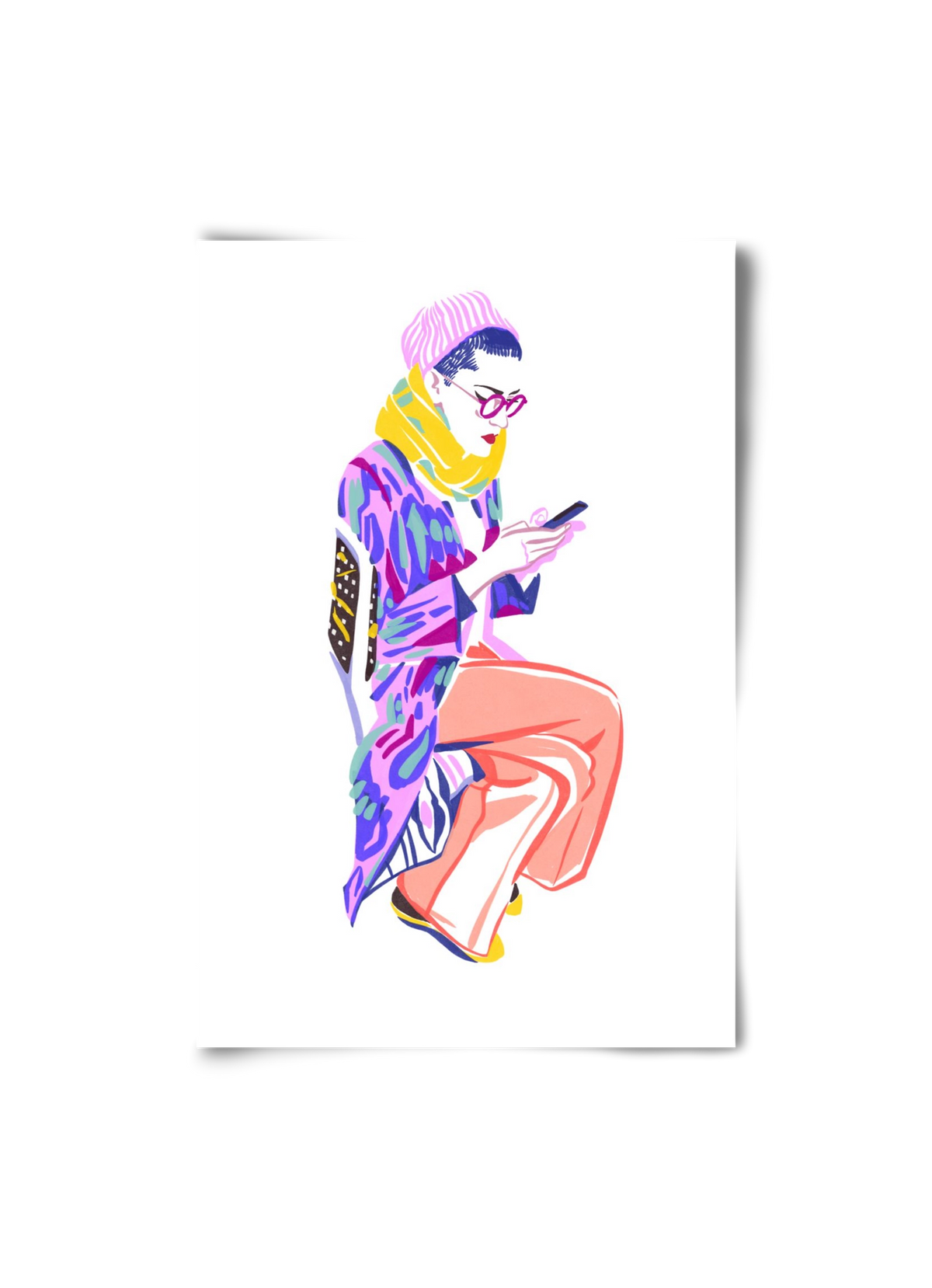 Buszon 2, 20x30 cm, Keret nélkül