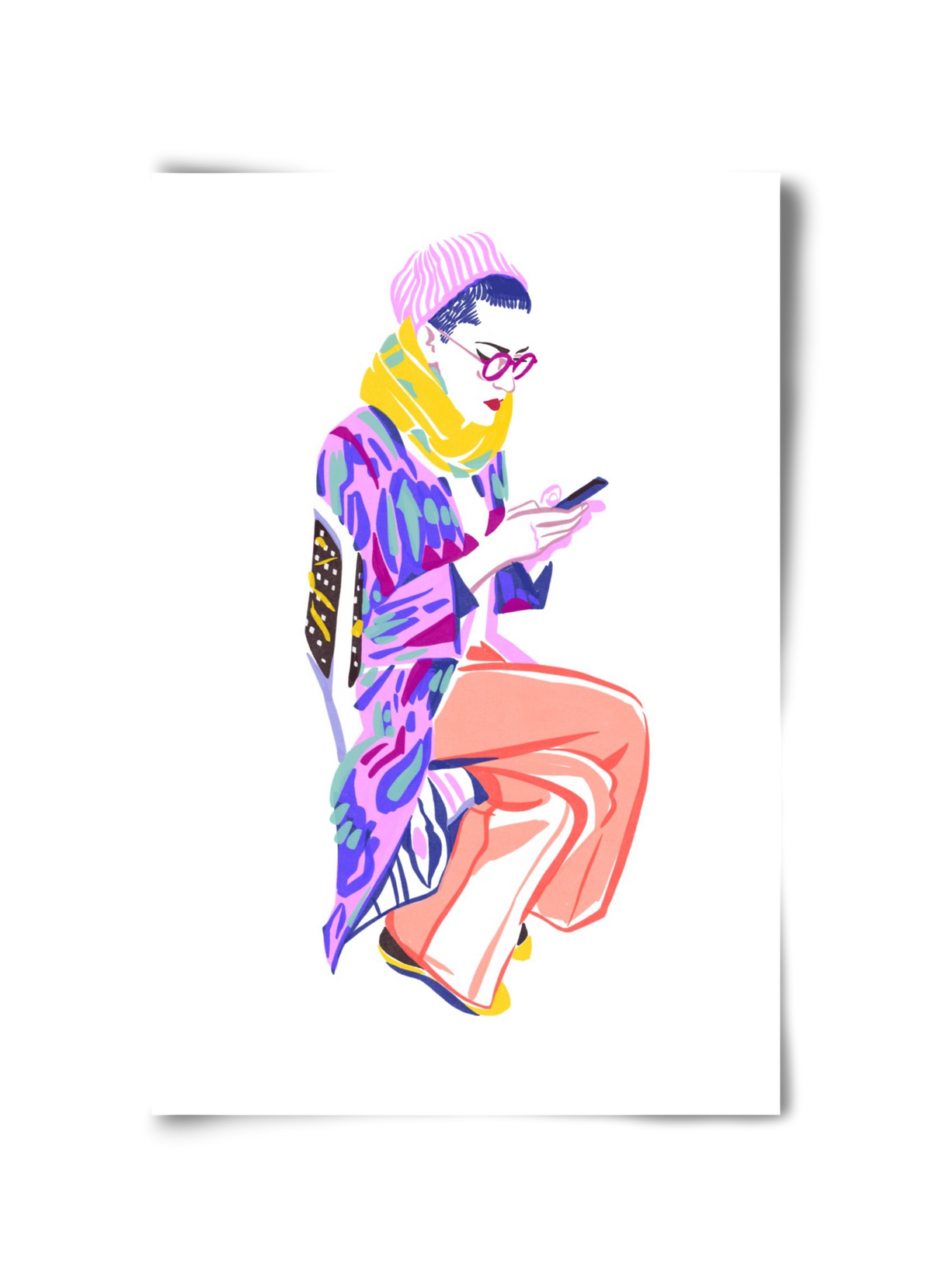 Buszon 2, 30x45 cm, Keret nélkül