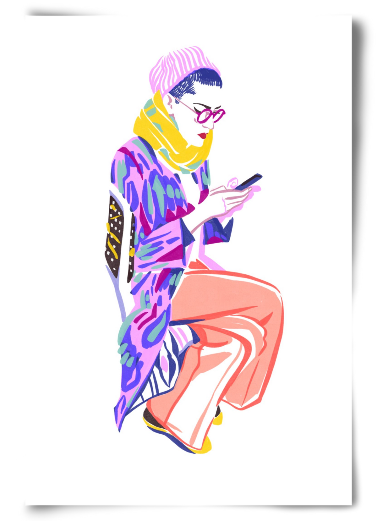 Buszon 2, 60x90 cm, Keret nélkül