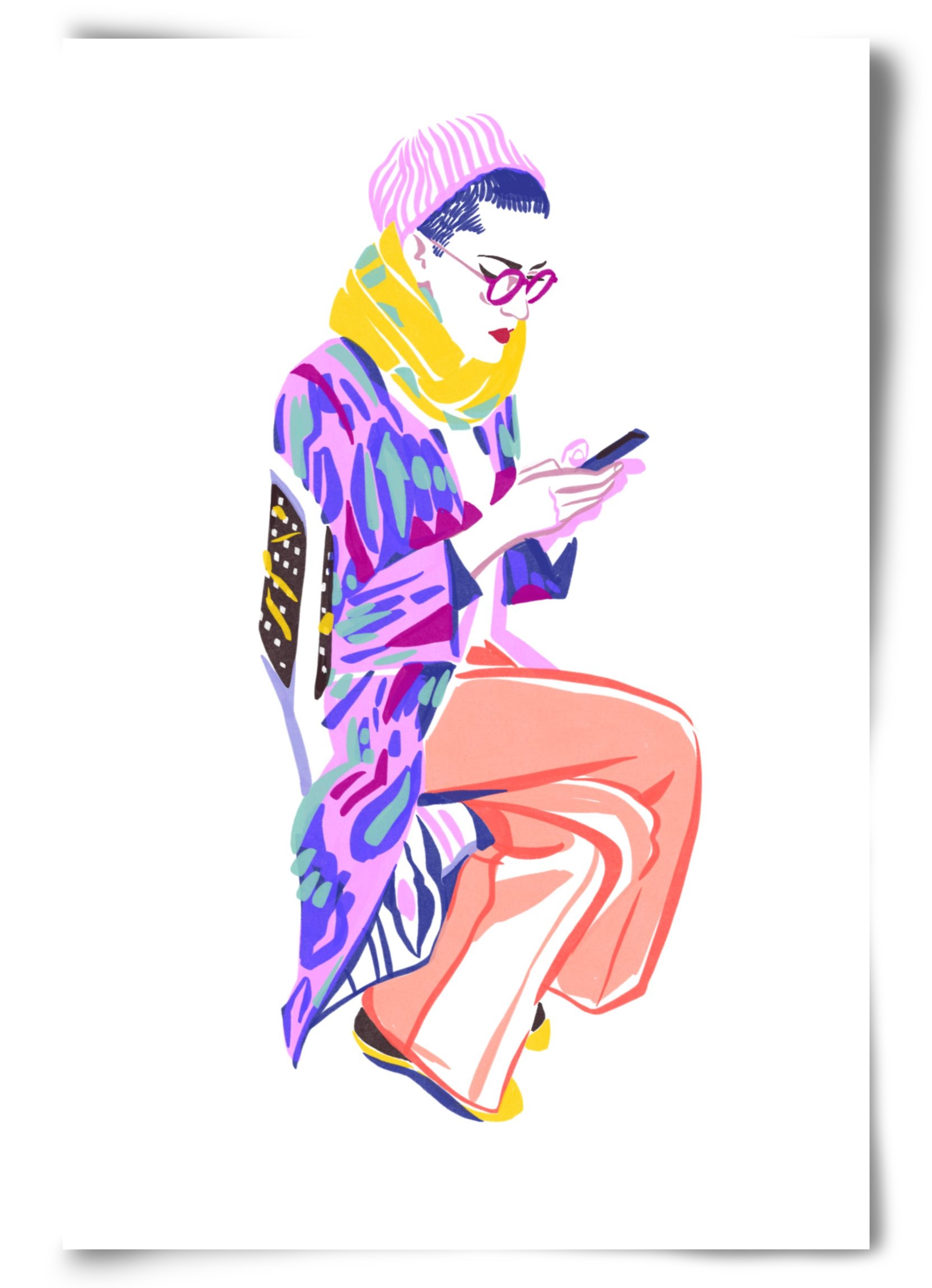 Buszon 2, 60x90 cm, Keret nélkül