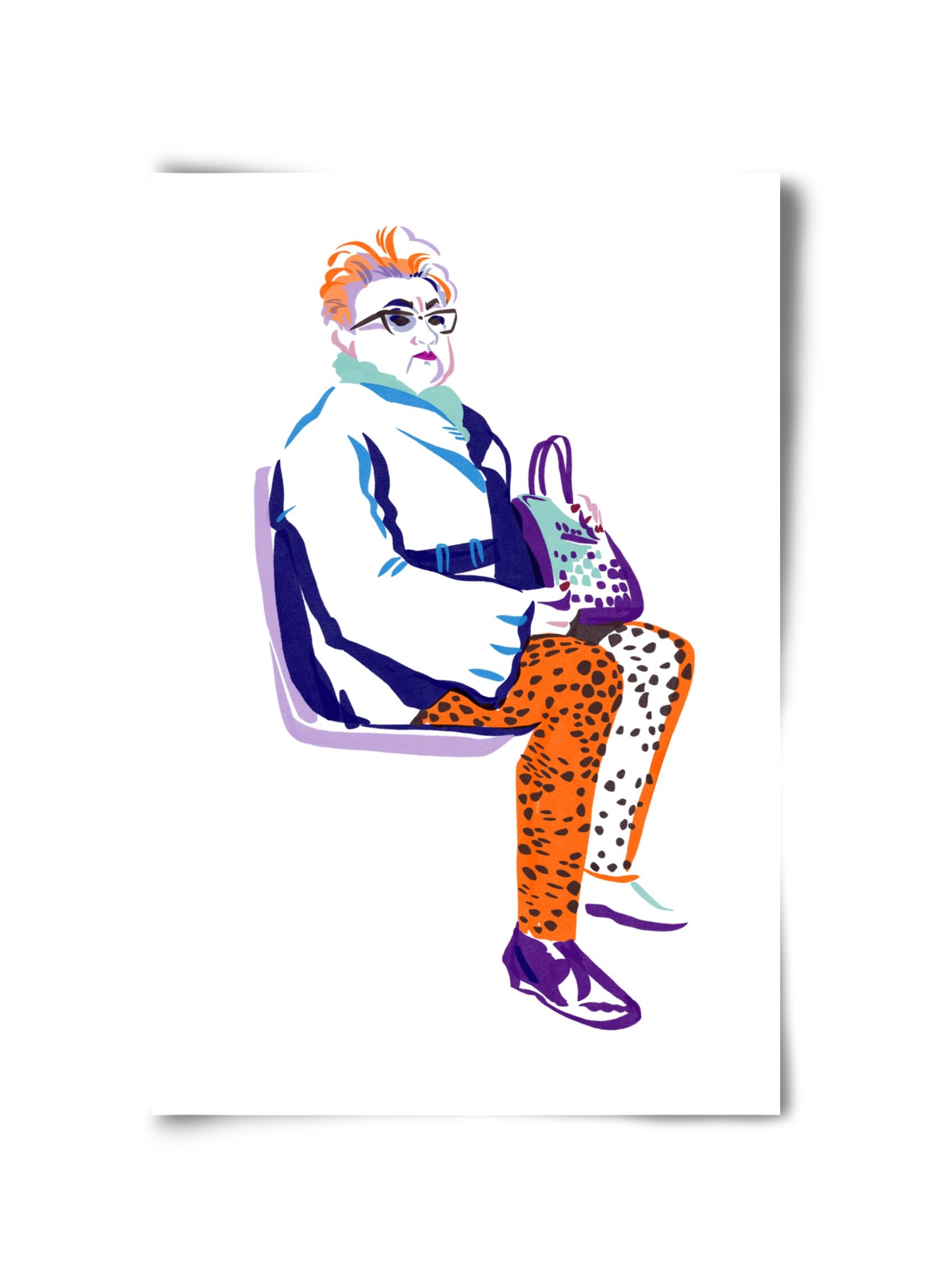 Buszon 3, 30x45 cm, Keret nélkül