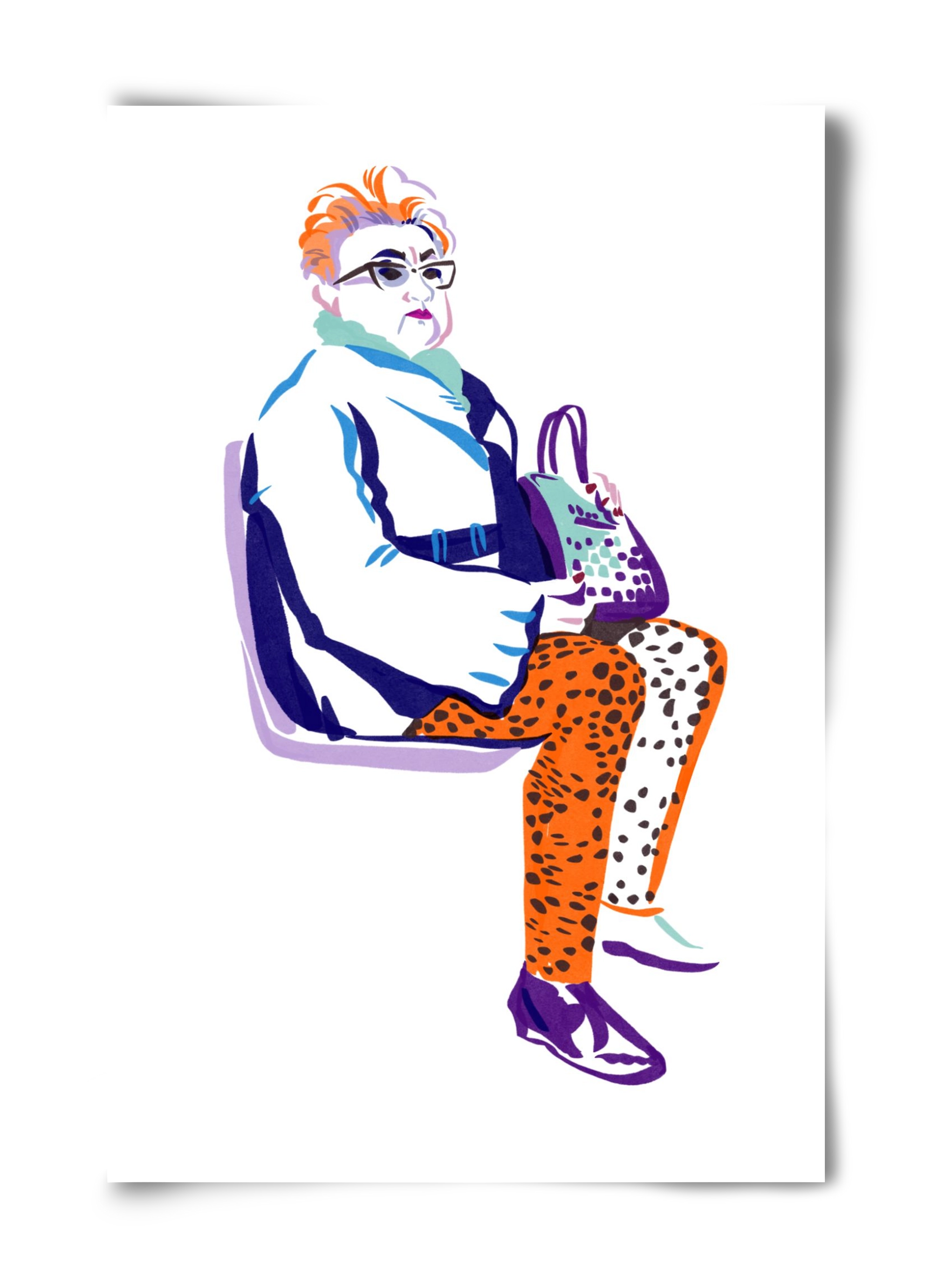 Buszon 3, 40x60 cm, Keret nélkül