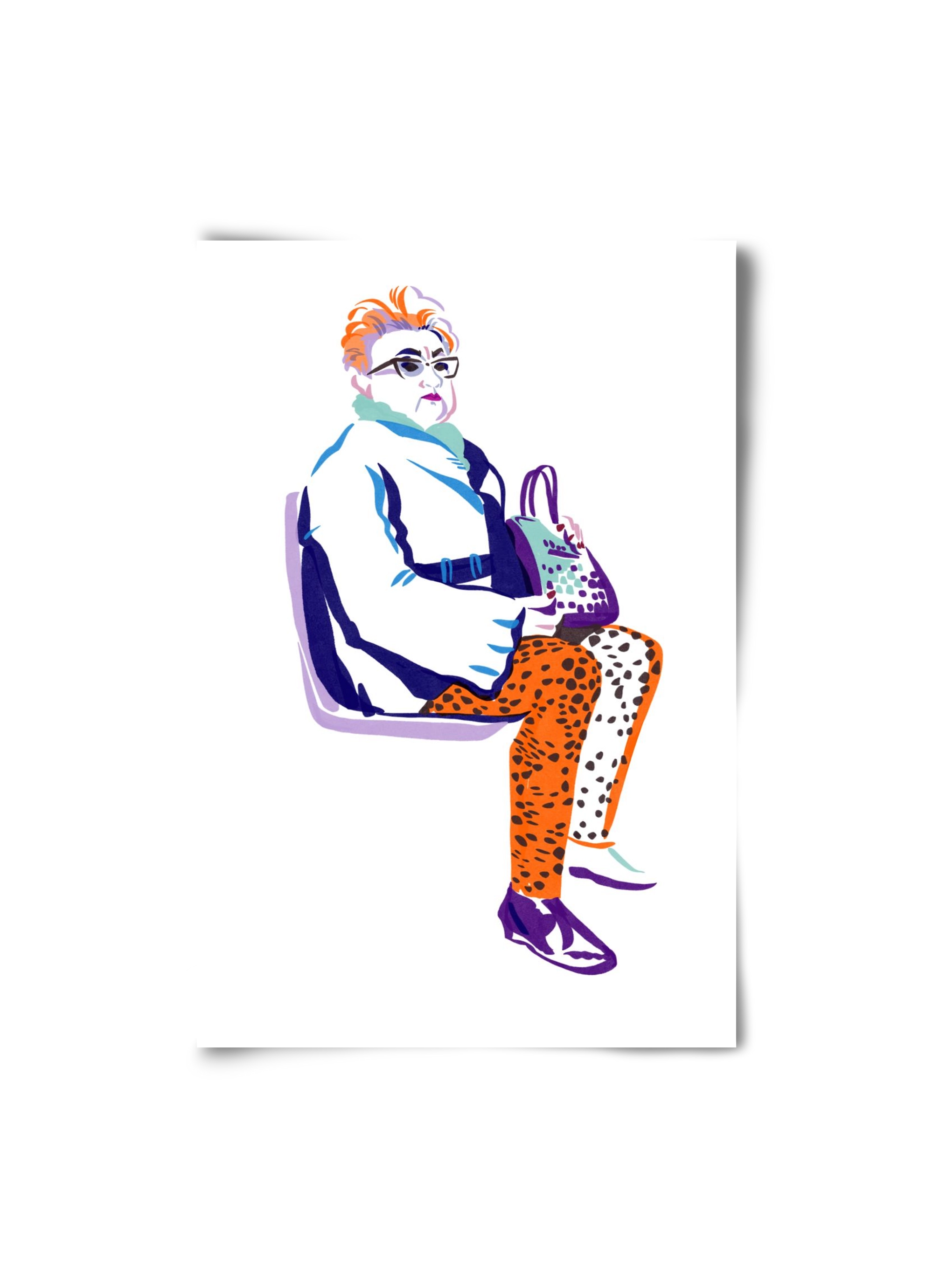 Buszon 3, 20x30 cm, Keret nélkül