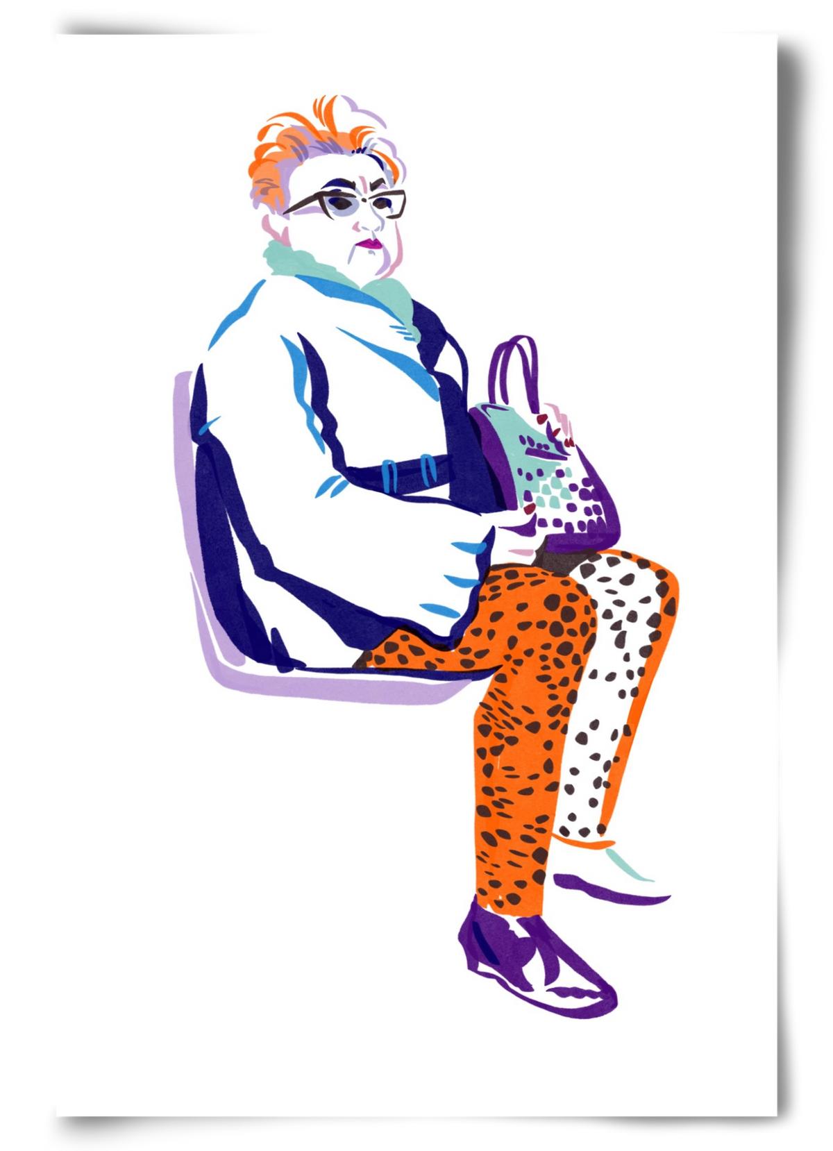 Buszon 3, 60x90 cm, Keret nélkül