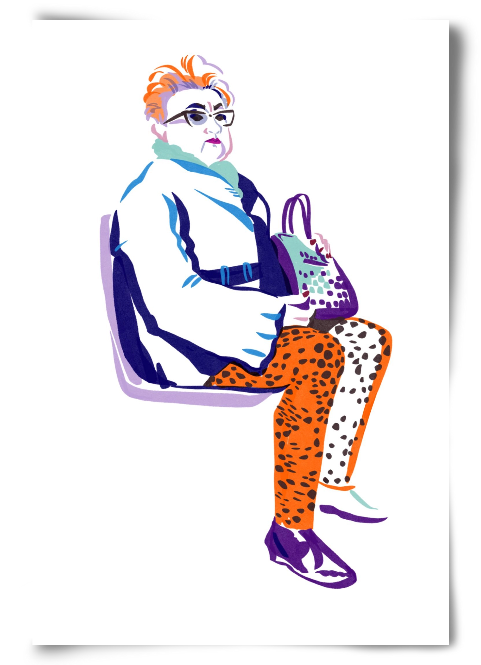 Buszon 3, 60x90 cm, Keret nélkül