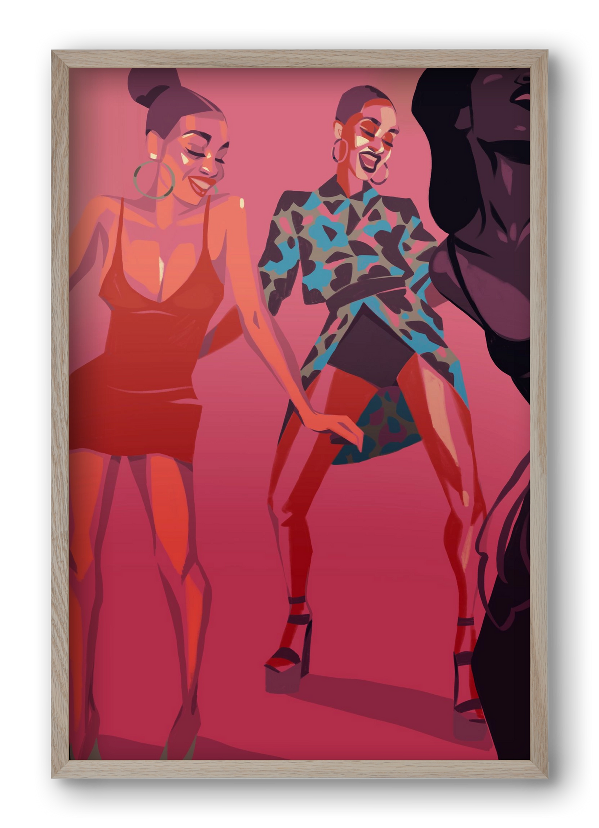 Dance, 40x60 cm (40x60 cm), Tölgy keret