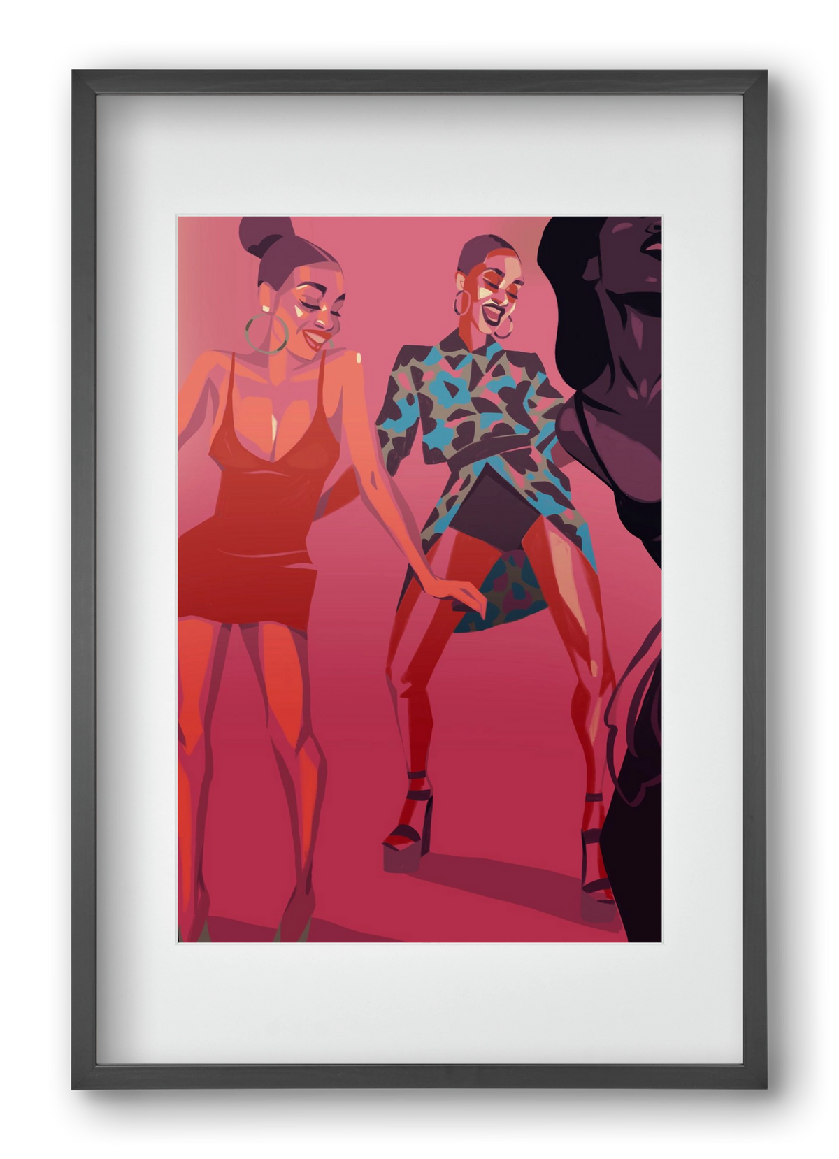 Dance, 40x60 cm (30x45 cm), Fekete keret, paszpartuval