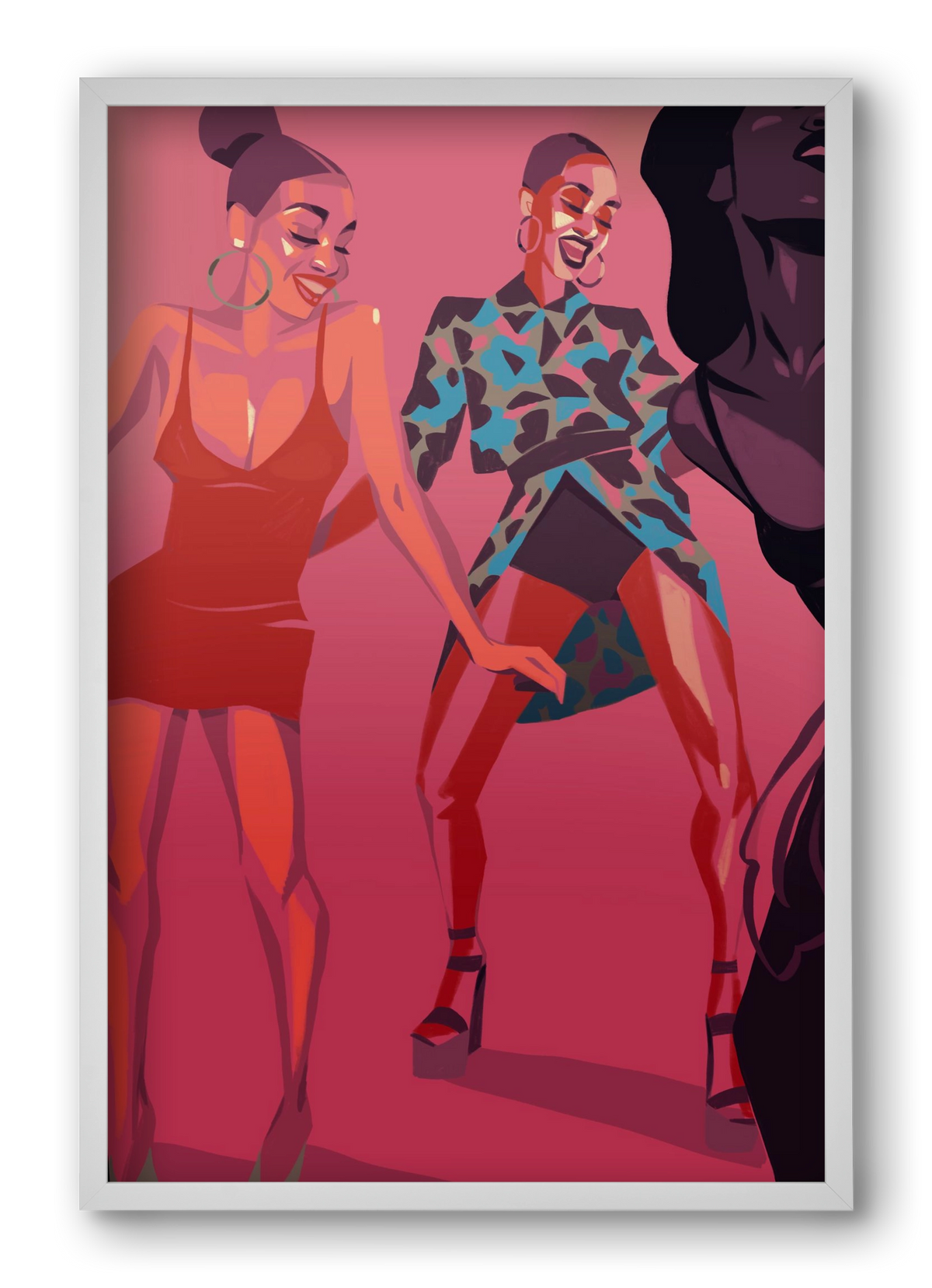 Dance, 40x60 cm (40x60 cm), Fehér keret