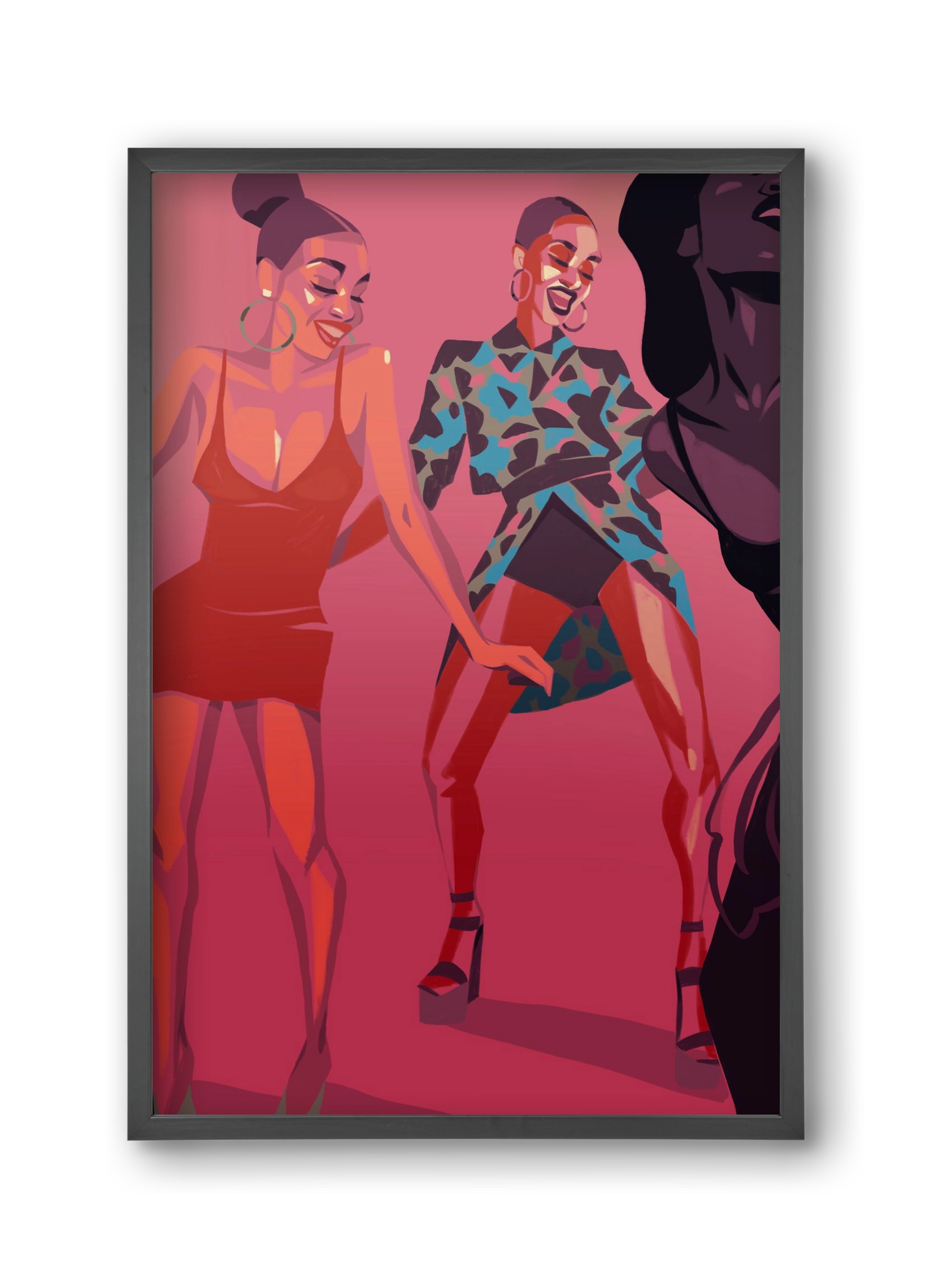 Dance, 30x45 cm (30x45 cm), Fekete keret