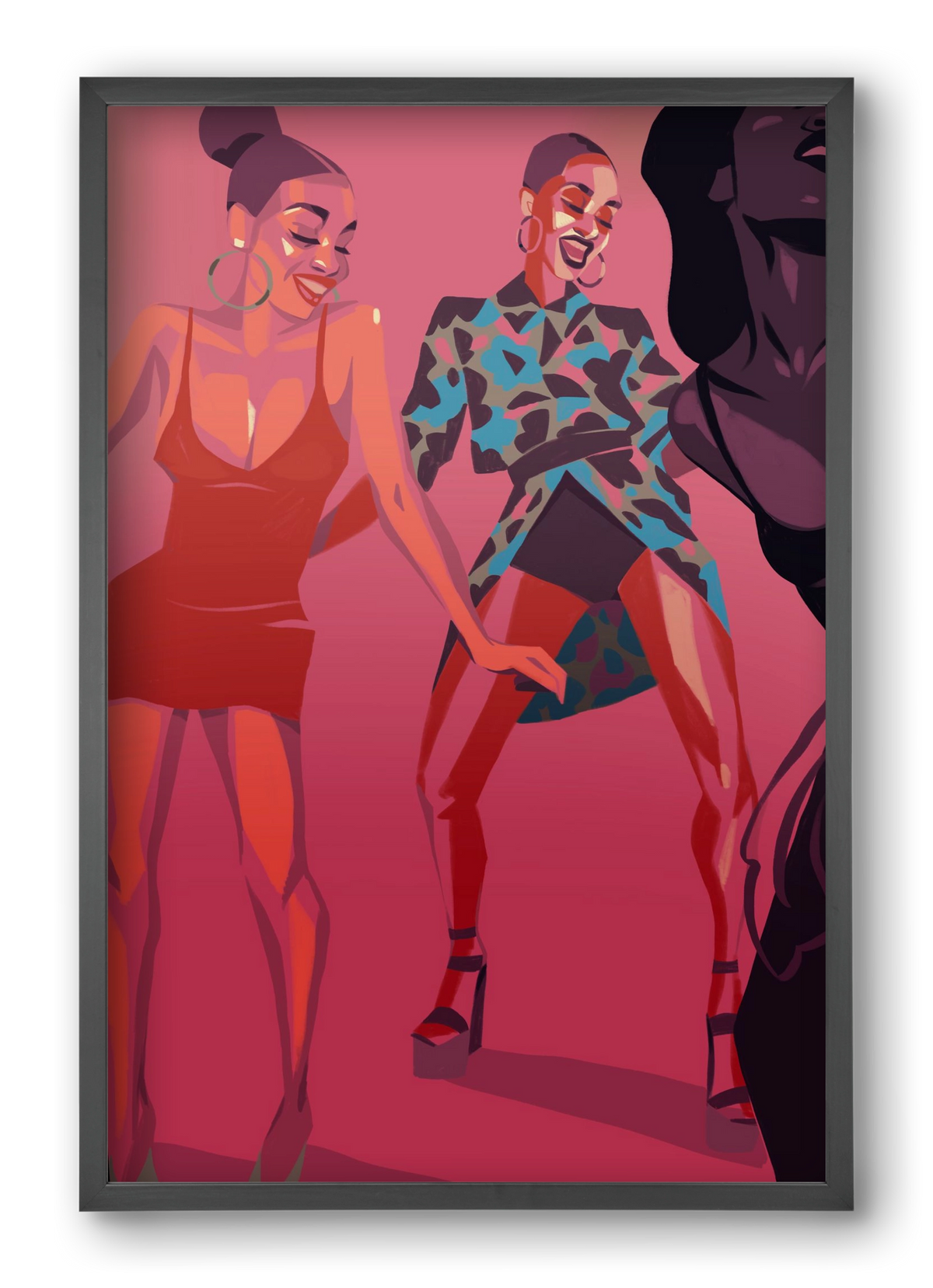 Dance, 40x60 cm (40x60 cm), Fekete keret