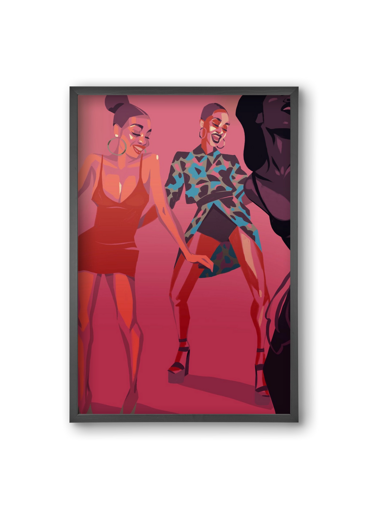 Dance, 20x30 cm (20x30 cm), Fekete keret