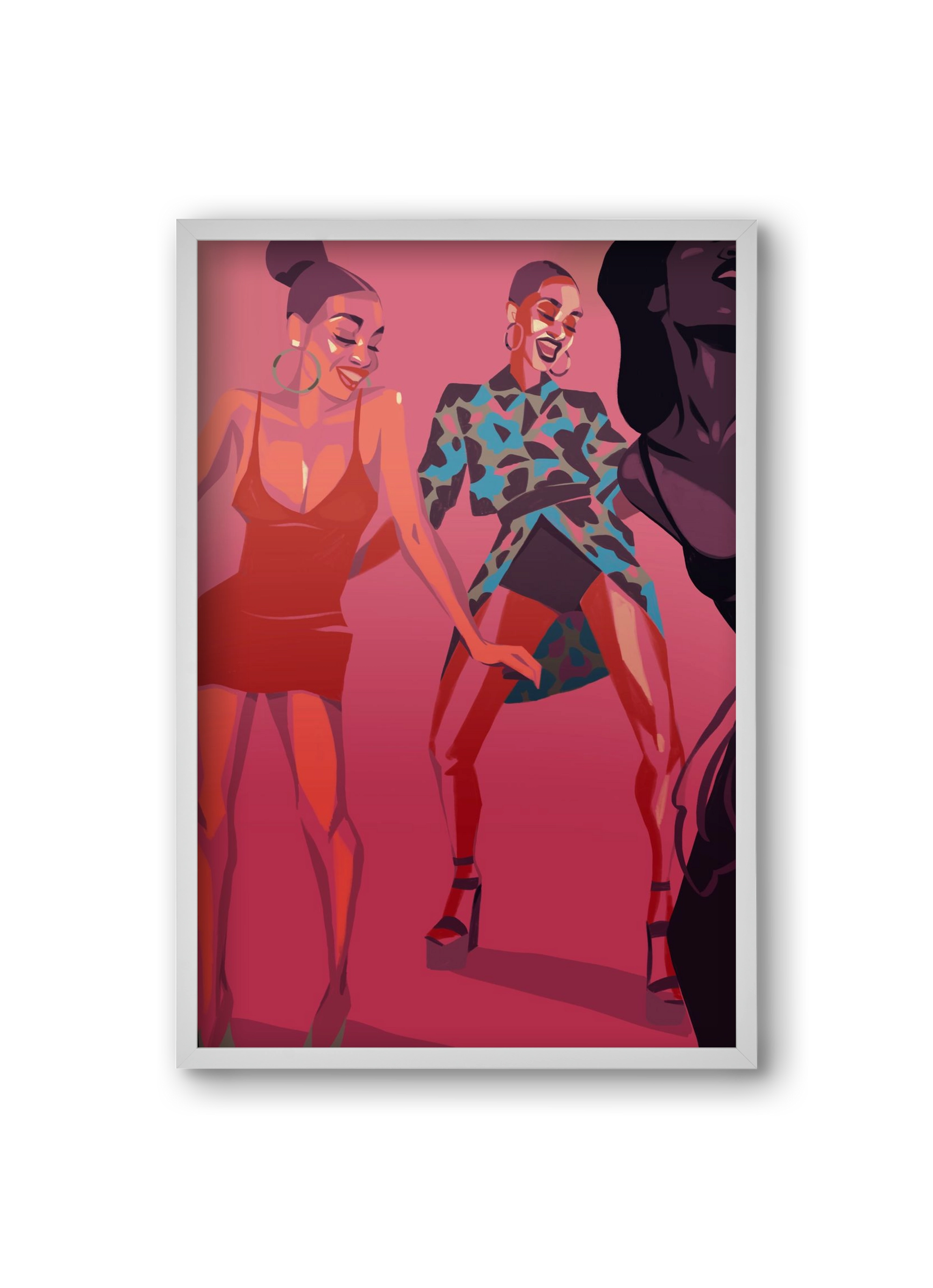 Dance, 20x30 cm (20x30 cm), Fehér keret